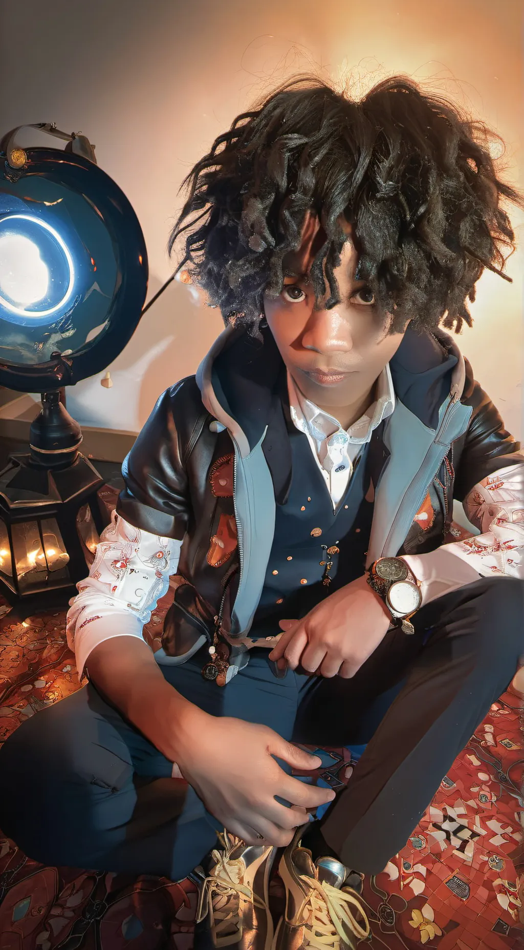 ai character: My’kael  background