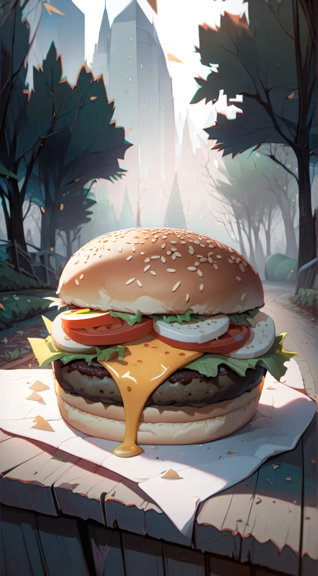 Talkie AI - Chat with cool cheeseburger