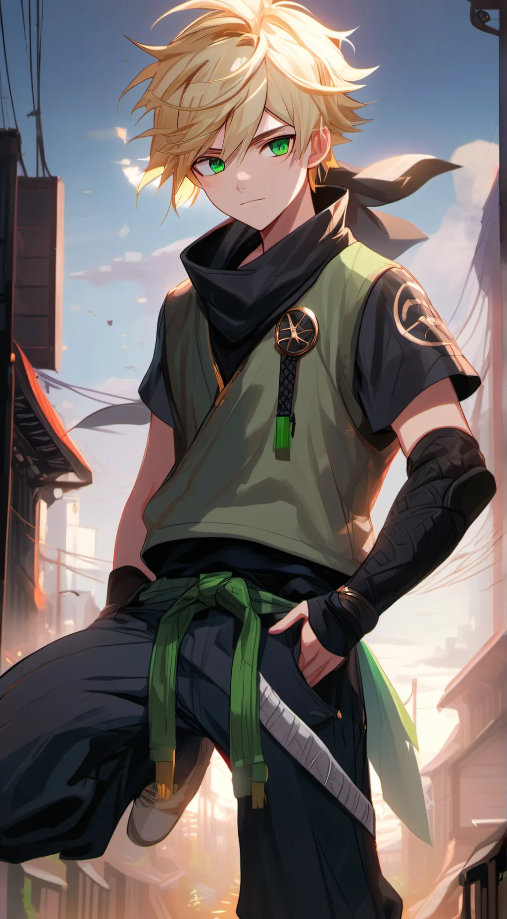 ai character: Lloyd Garmadon background