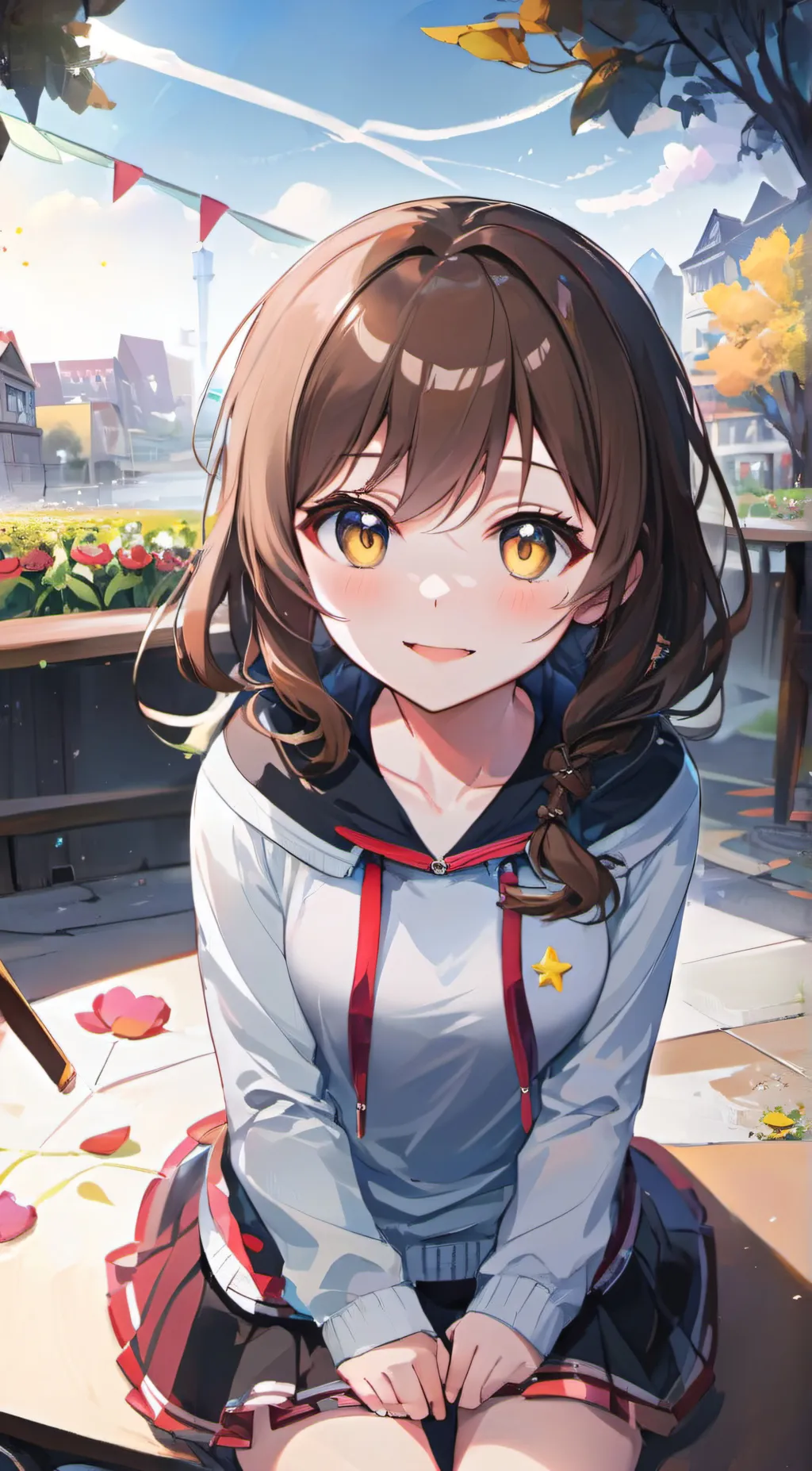 ai character: Sarah  background