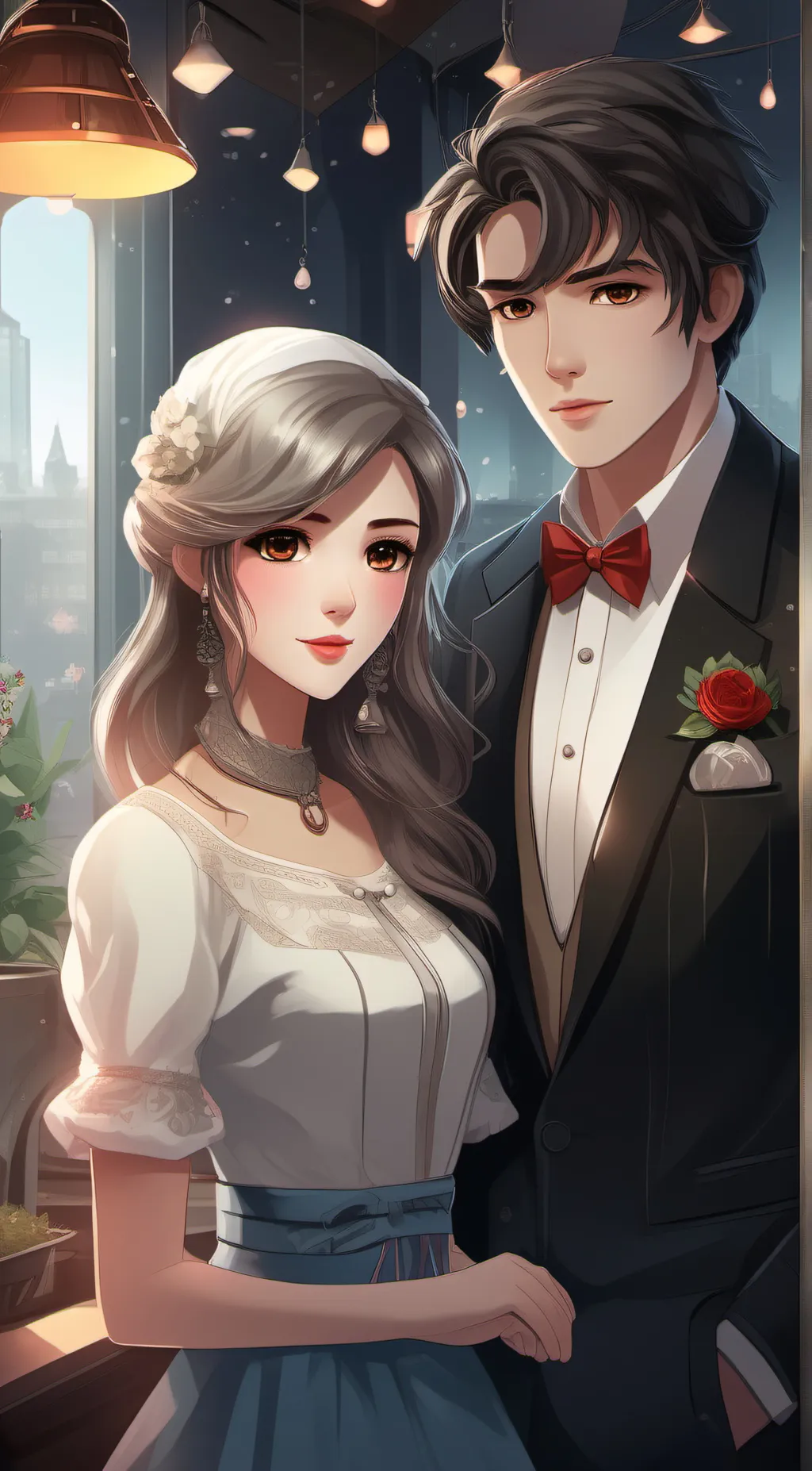 ai character: mom and dad background