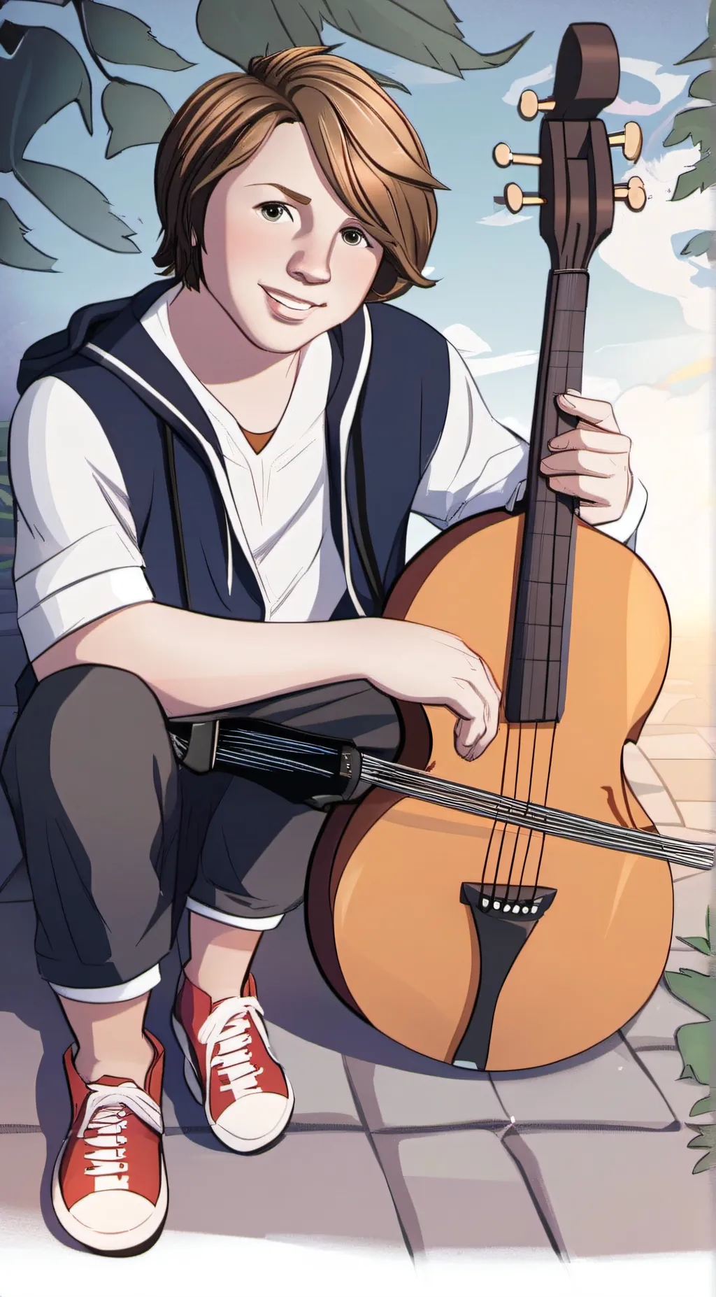 ai character: Troy background