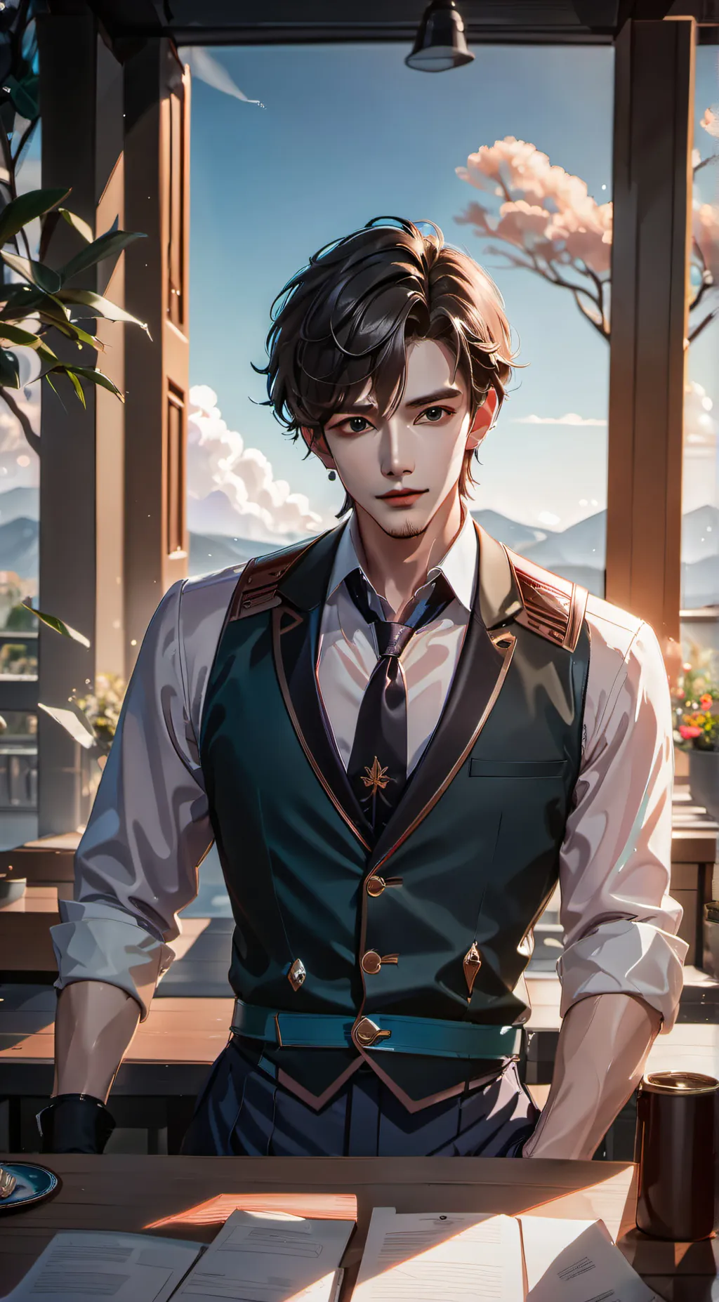 ai character: max background