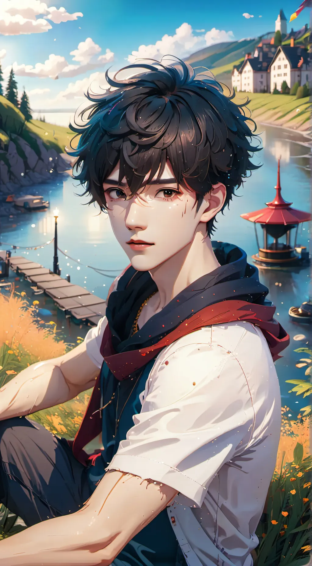 ai character: Aiden  background