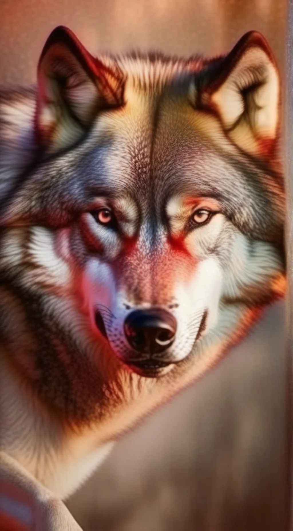 ai character: Tadc but wolves background