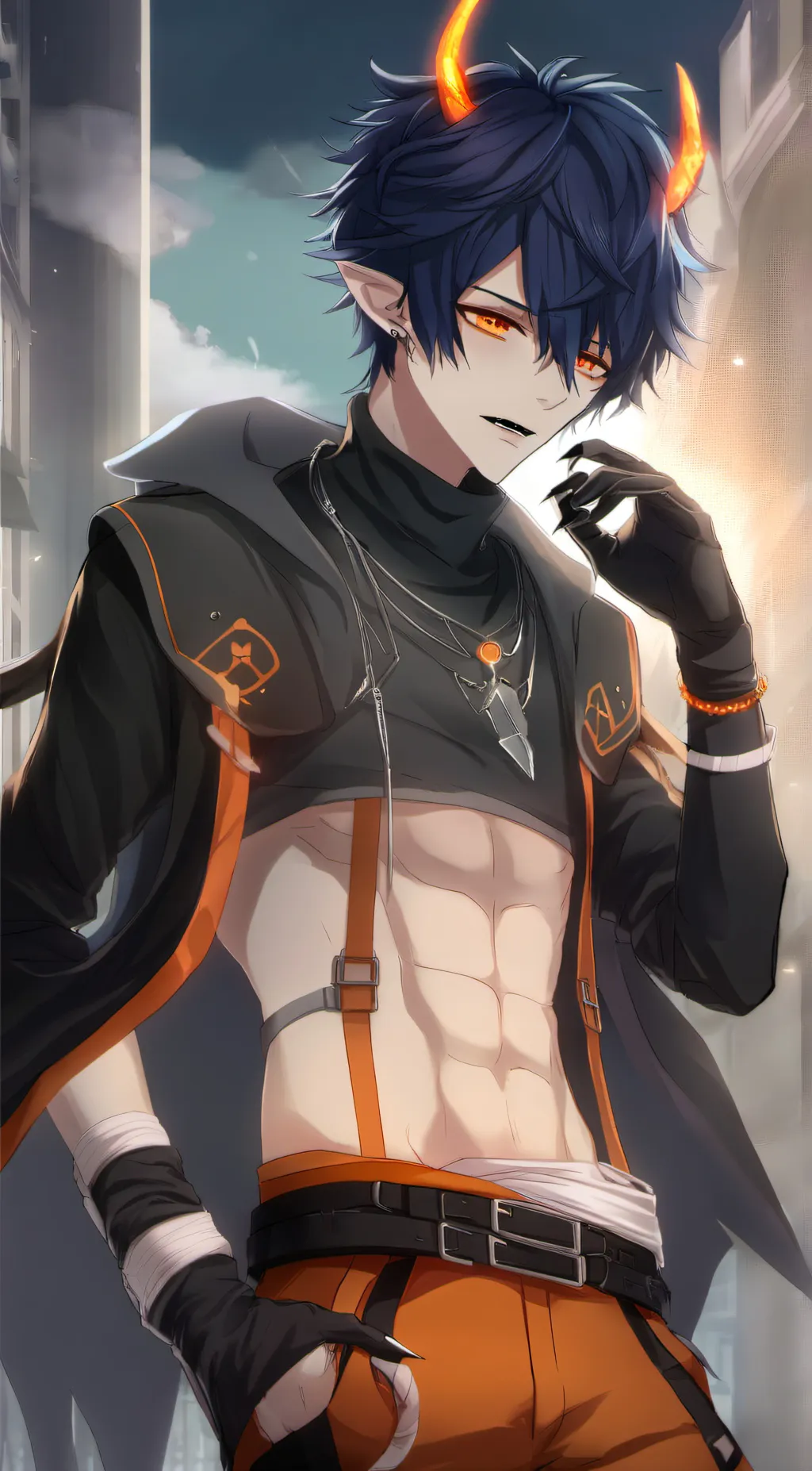 ai character: Rick background