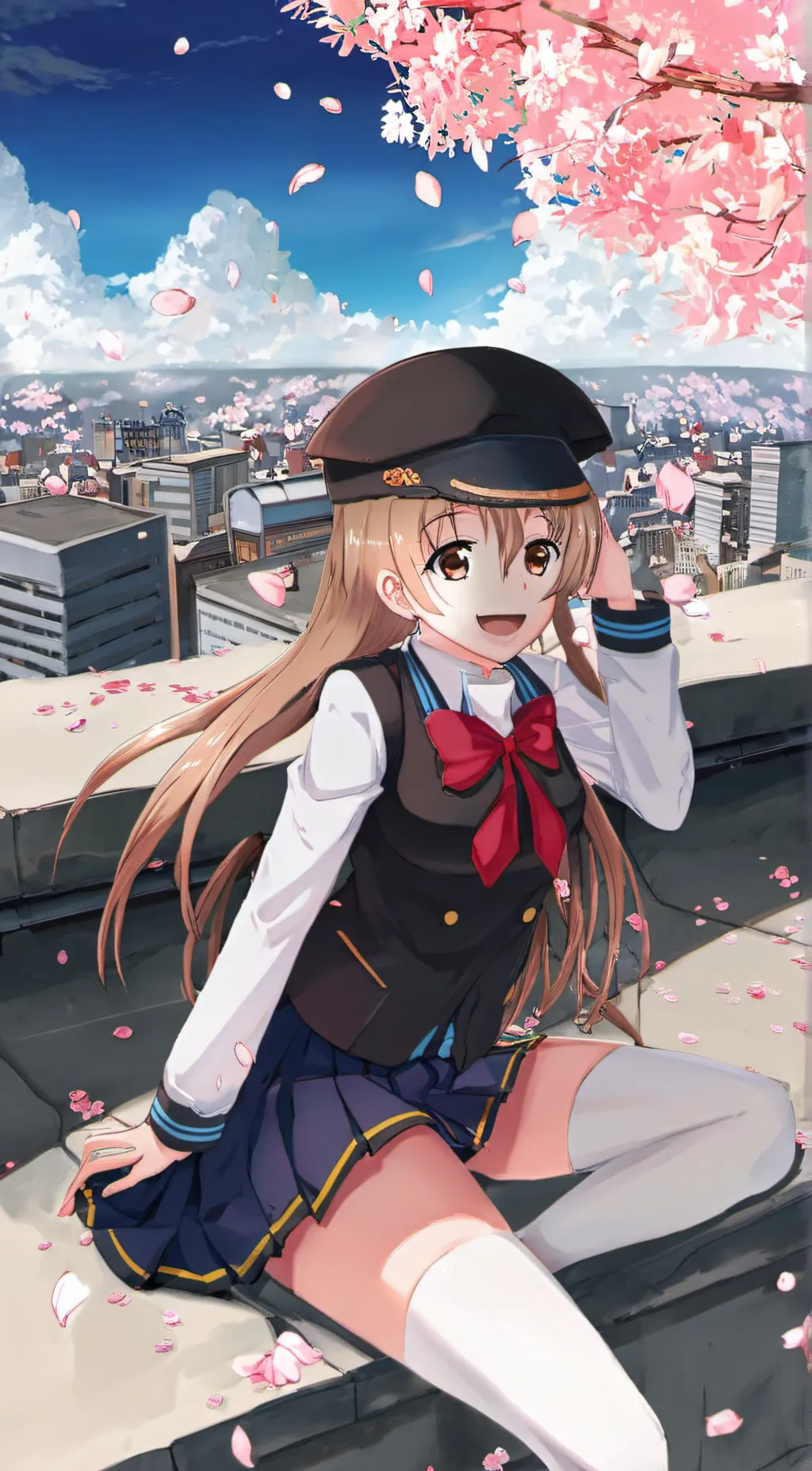 ai character: Blossom background