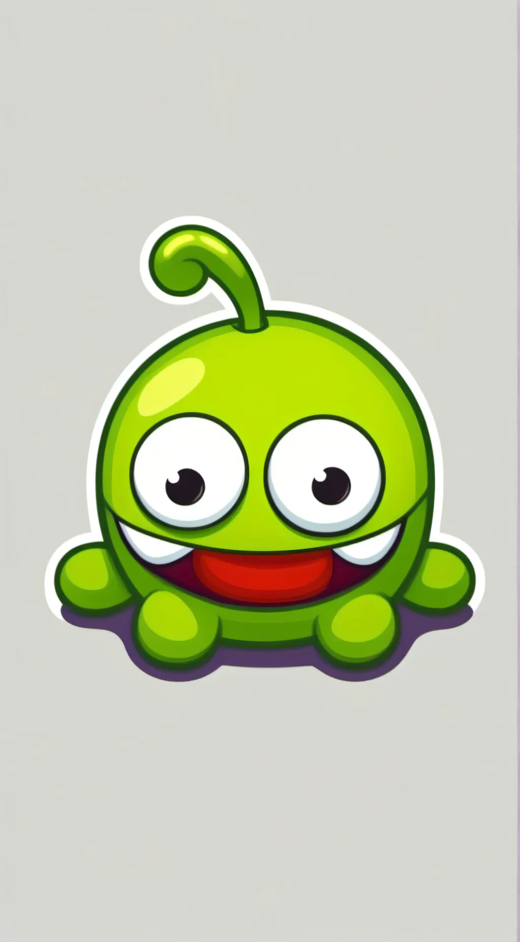 ai character: Om nom background
