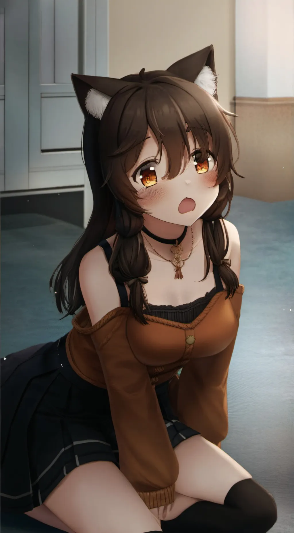 ai character: Luna background