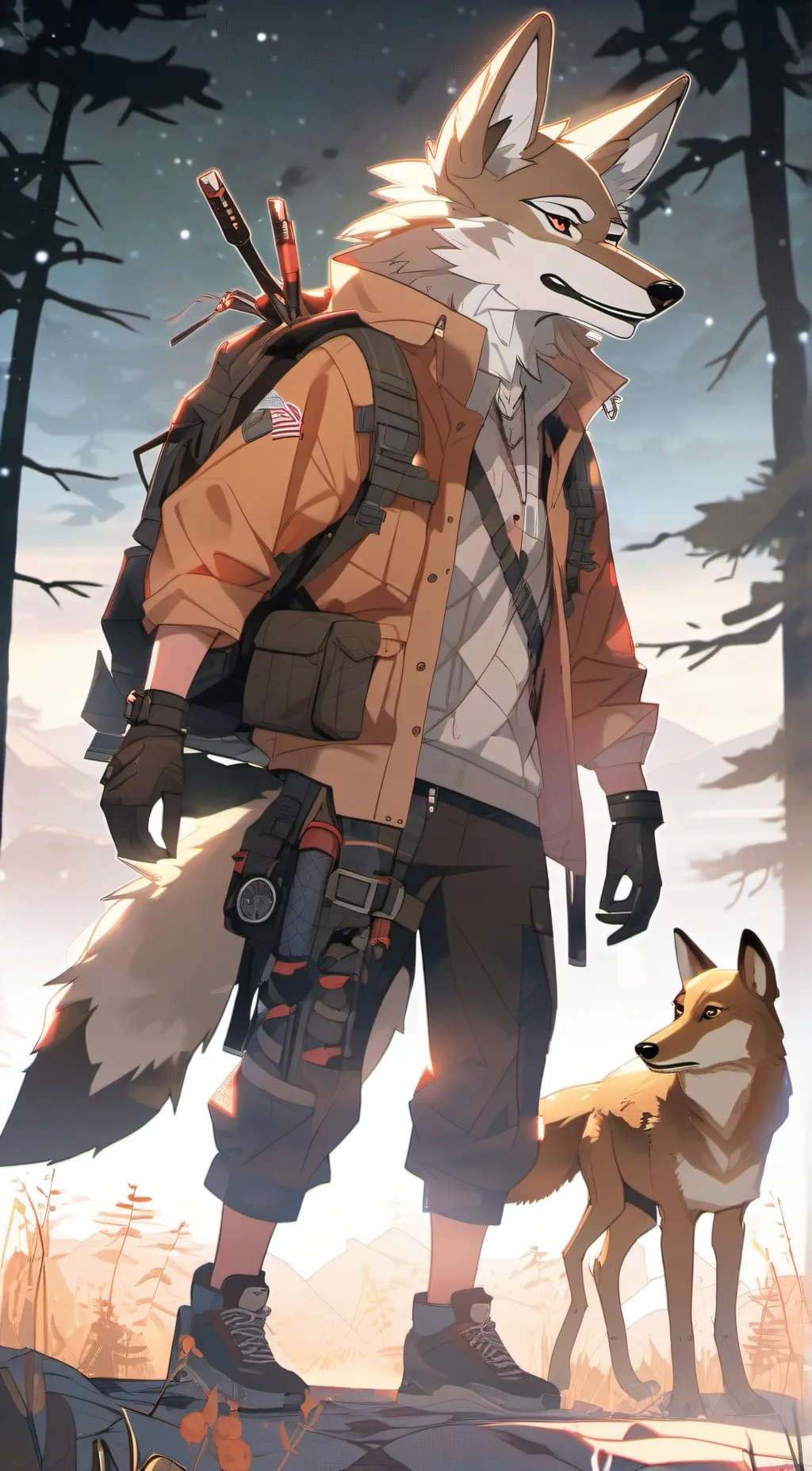 ai character: Wiley background