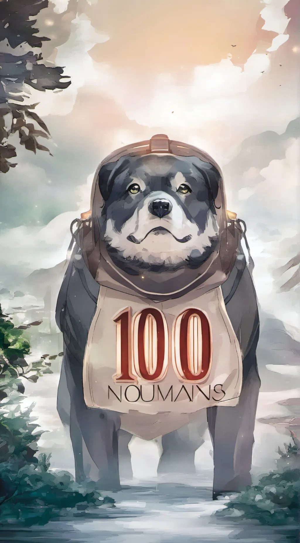 ai character: 100 background