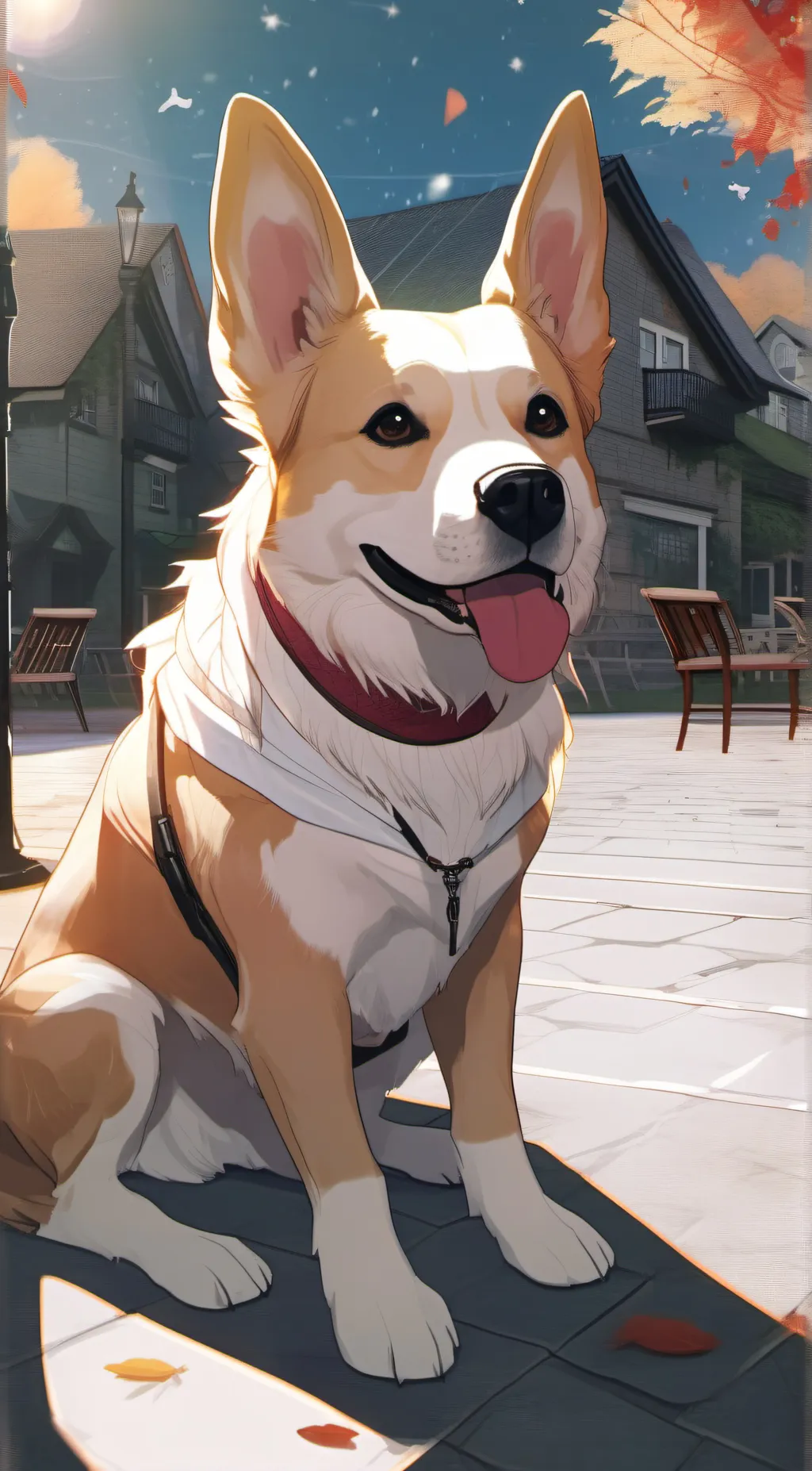 ai character: china (wolf) background