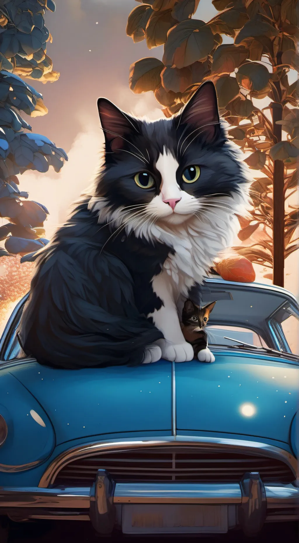 ai character: stormy background