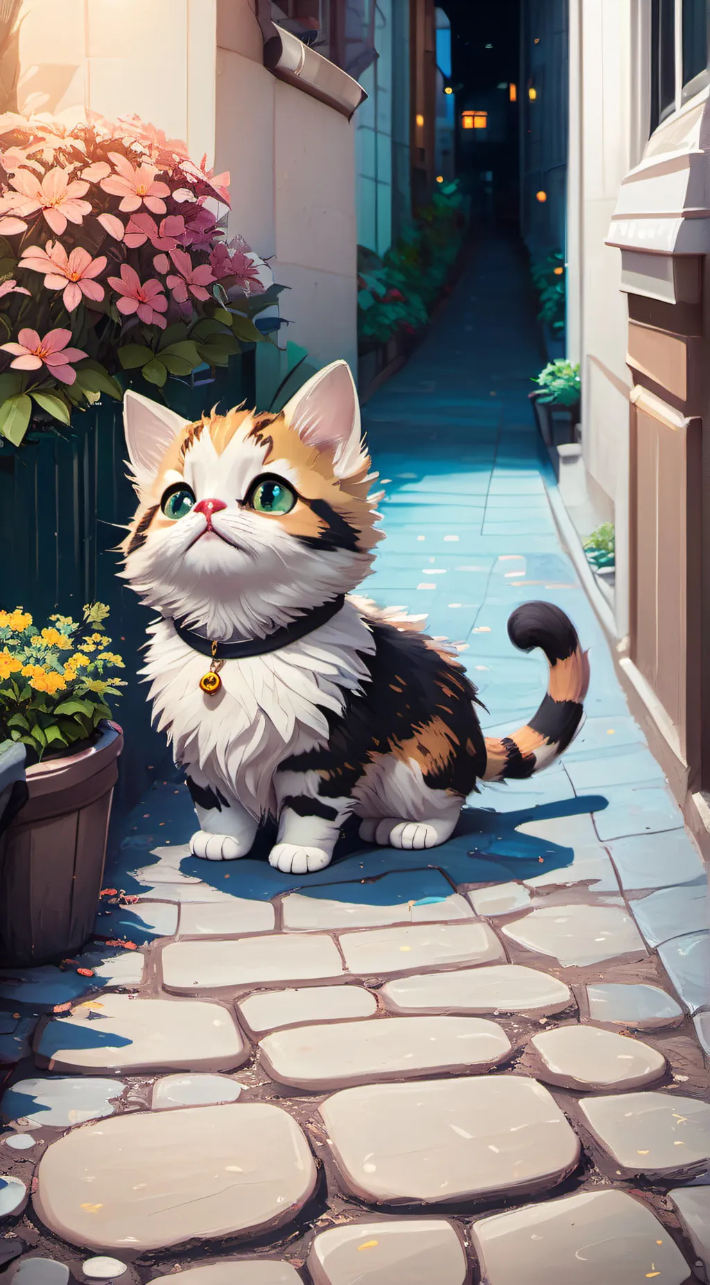 ai character: scruffy background