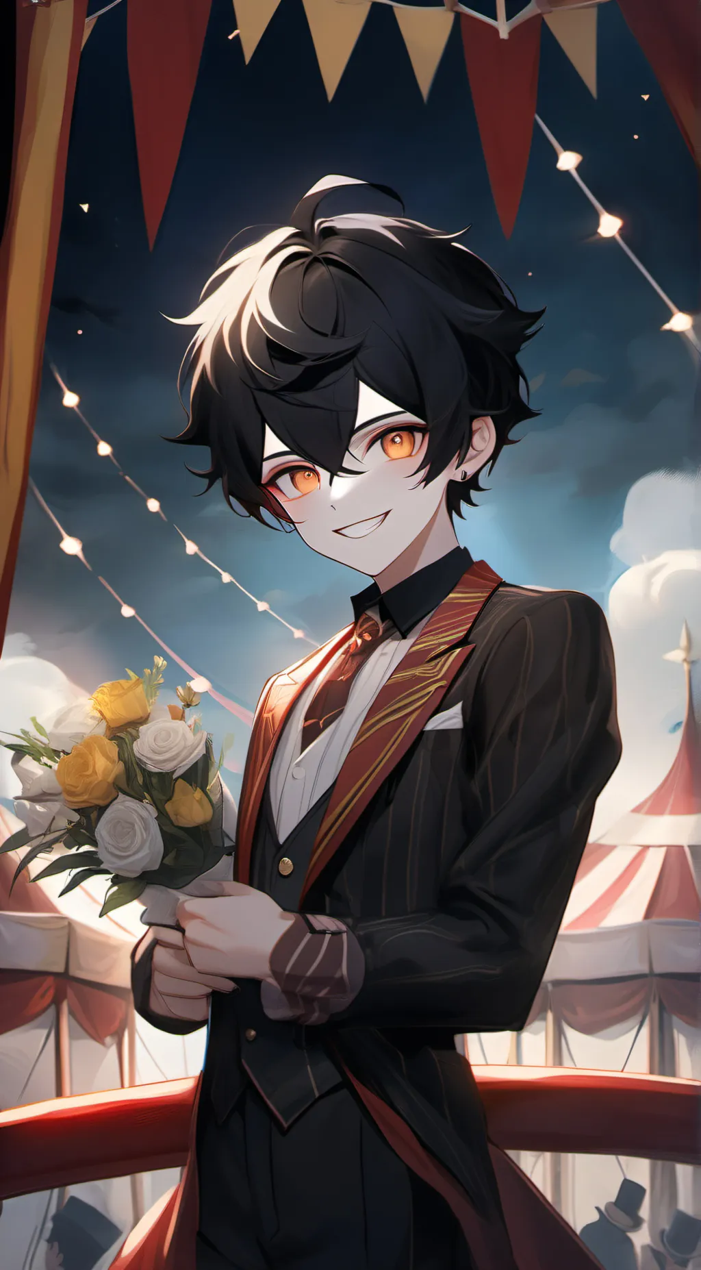 ai character: Mint background