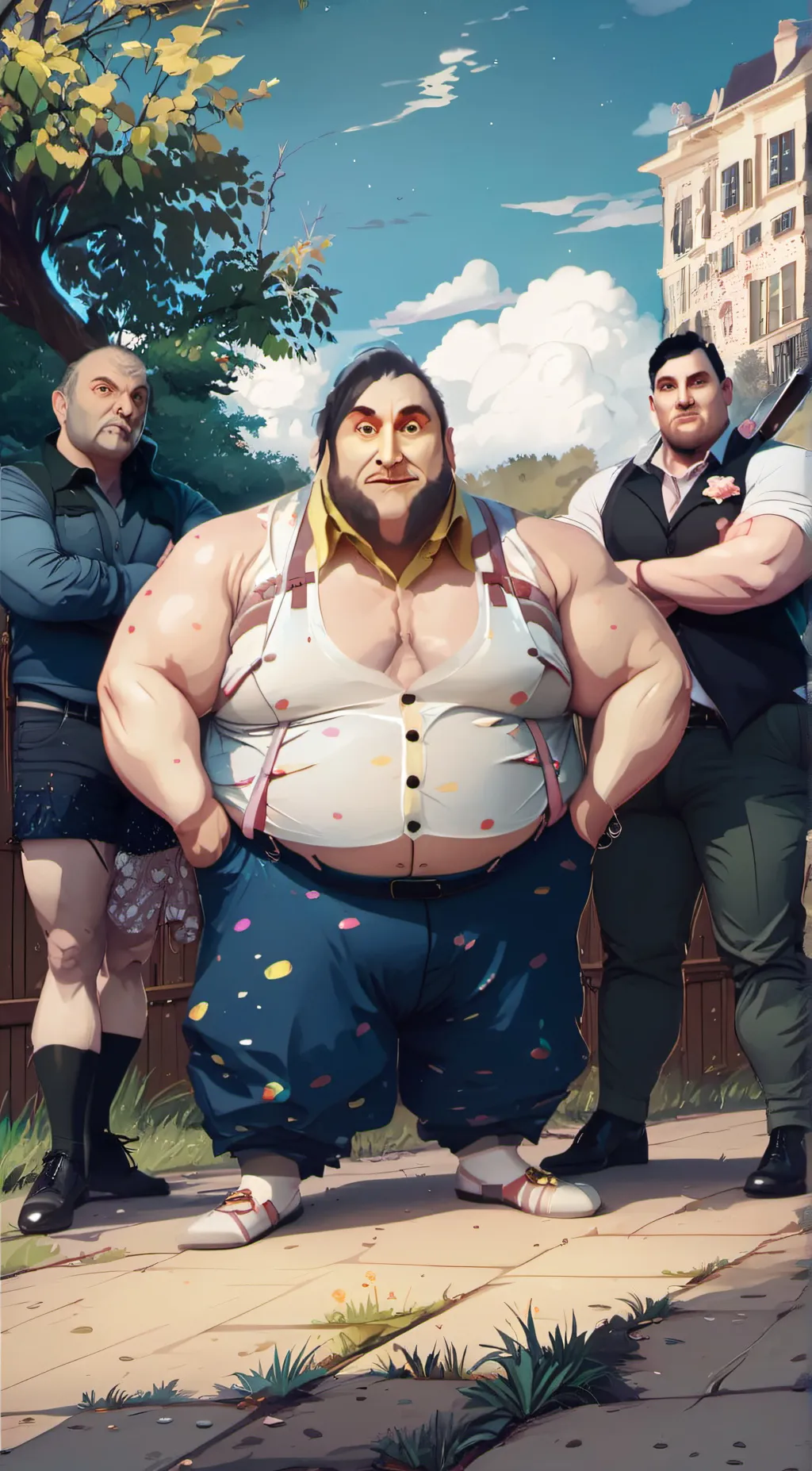 ai character: ugly rat background