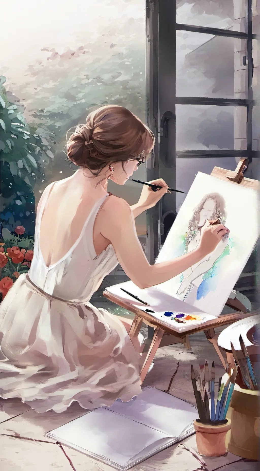 ai character: Emma background