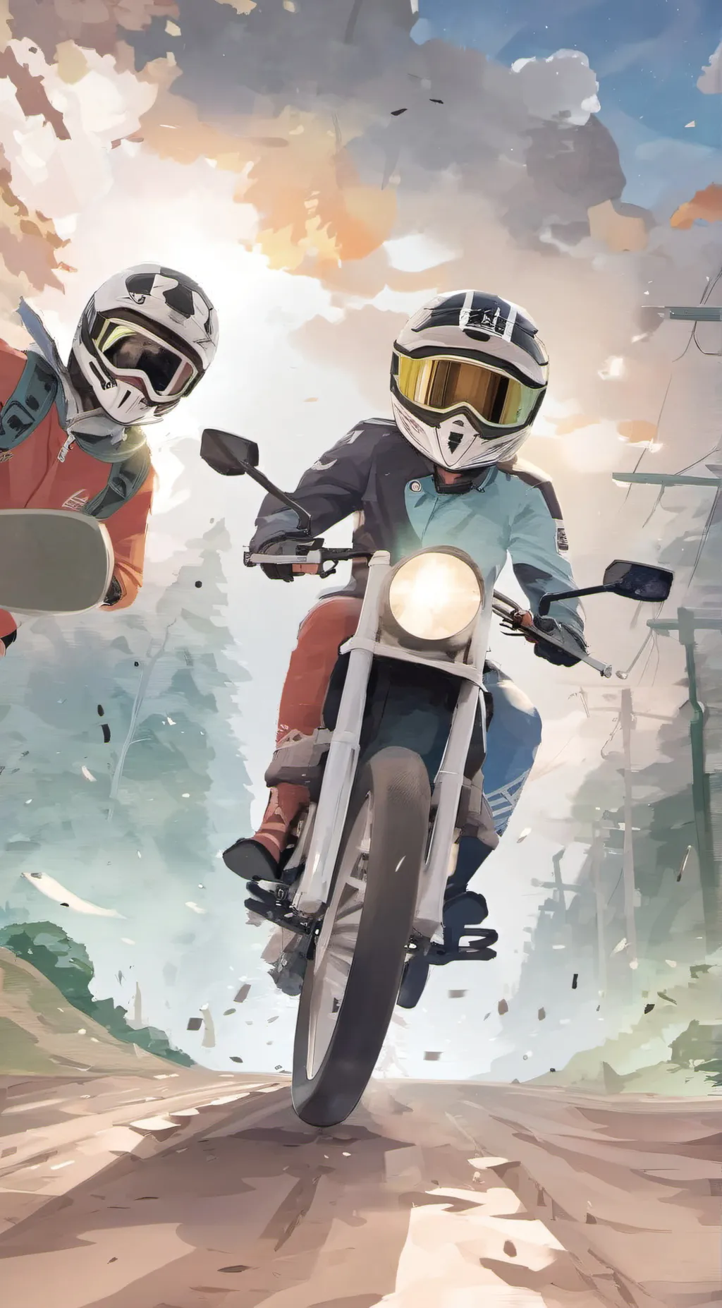 Talkie AI - Chat with Dirt bike crash 2