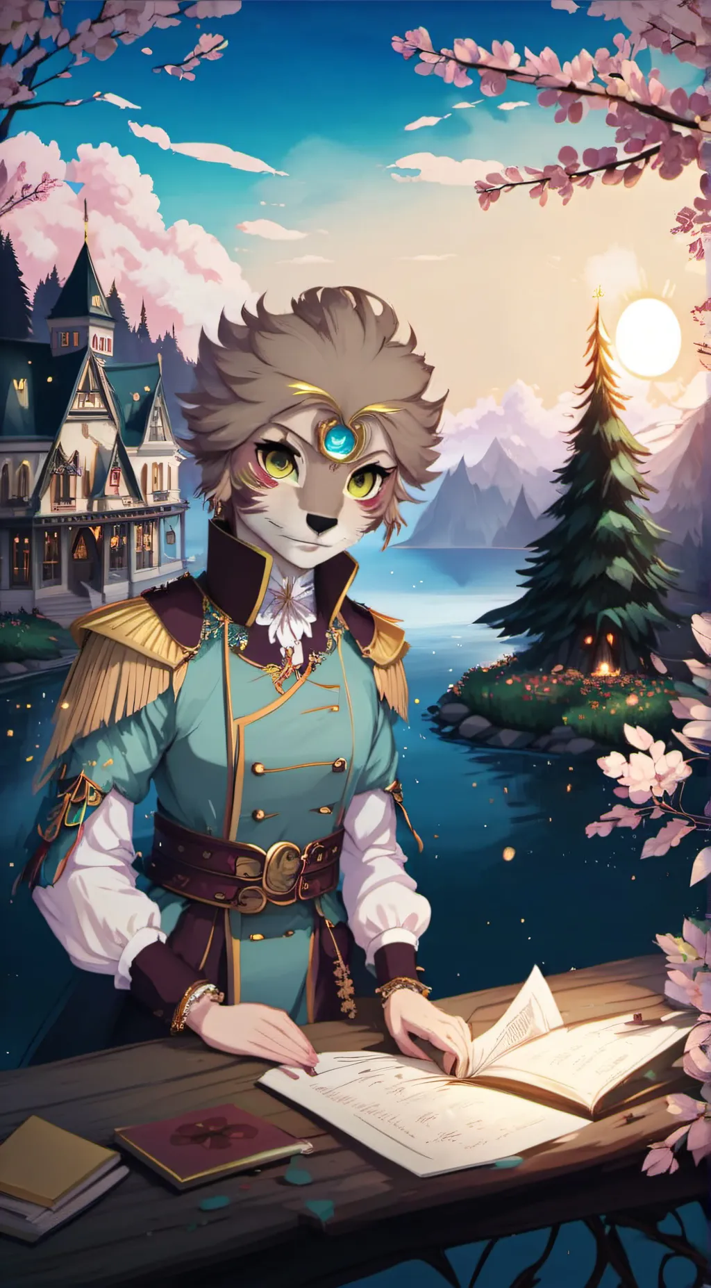 ai character: Lestmet background