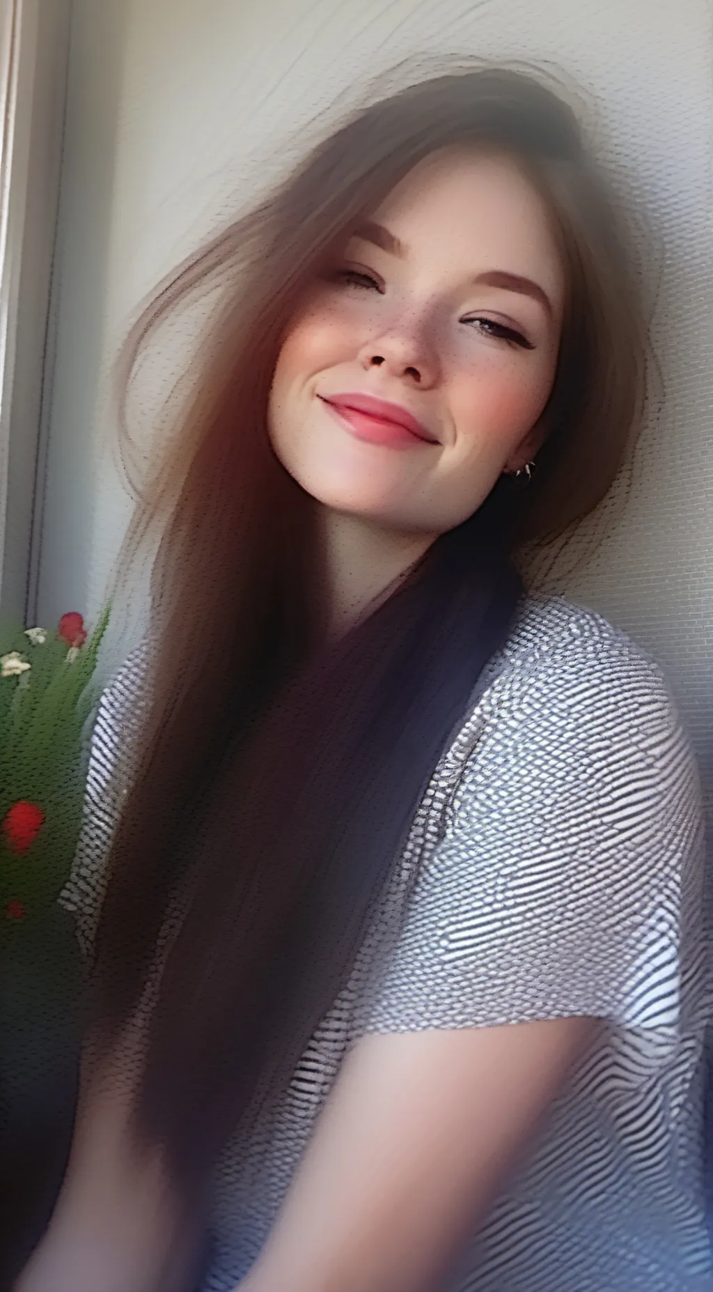 ai character: Noémie  background