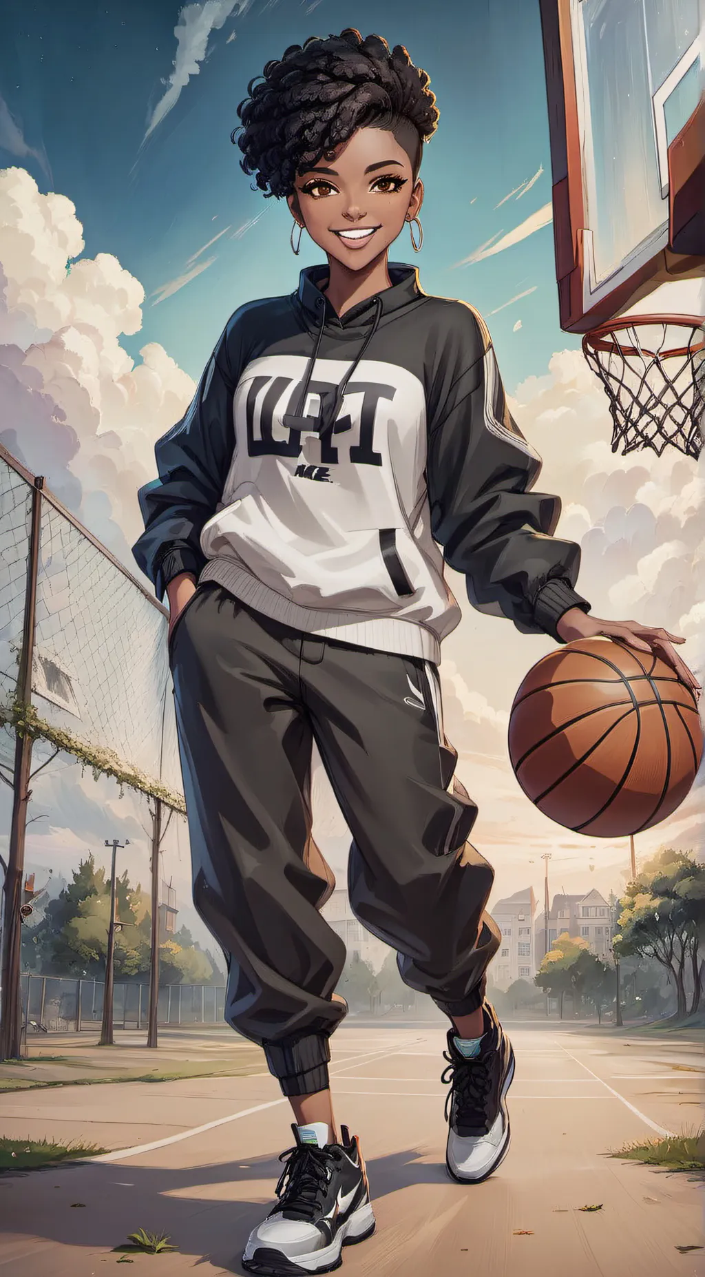 ai character: Suri  background