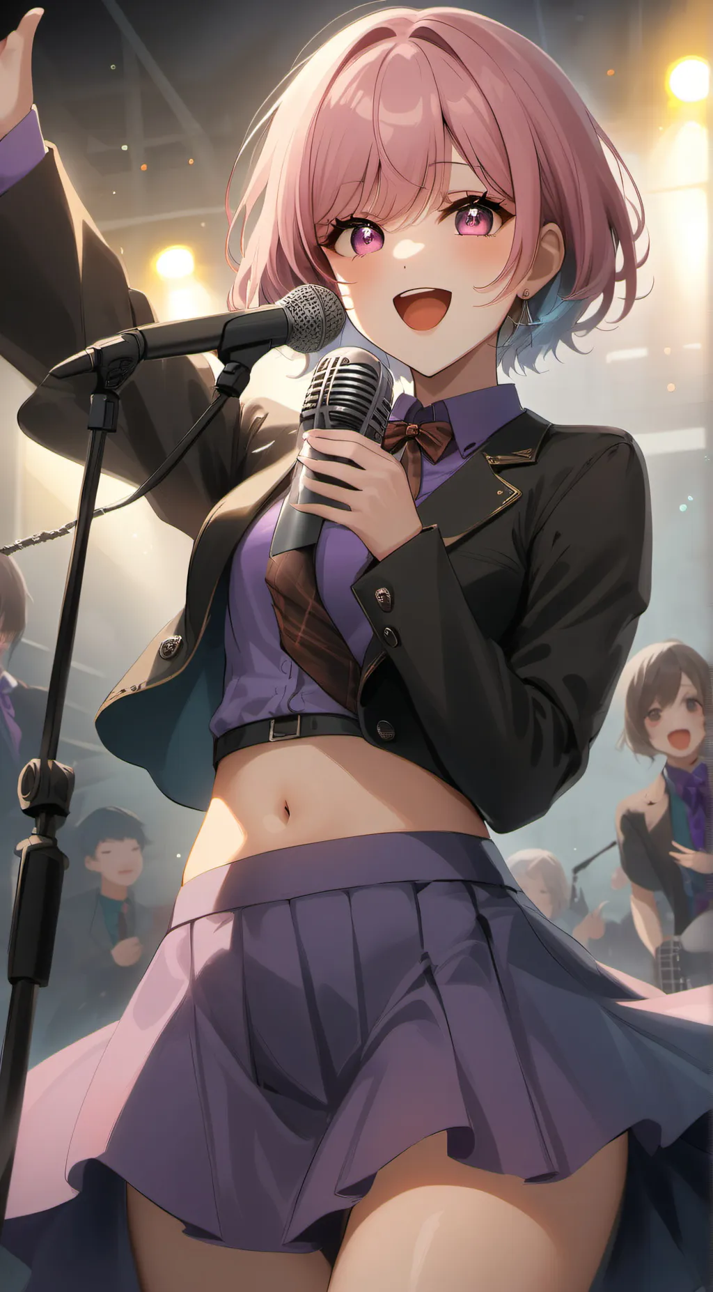 ai character: Oshi Tokino (Idol) background