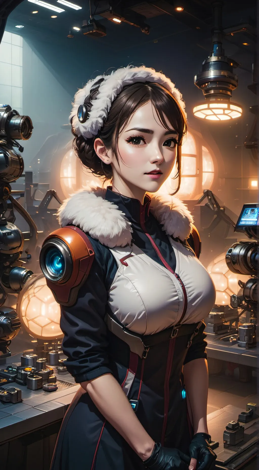 ai character: furry  background