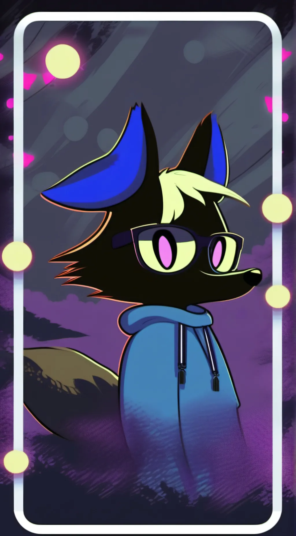 ai character: Moon background