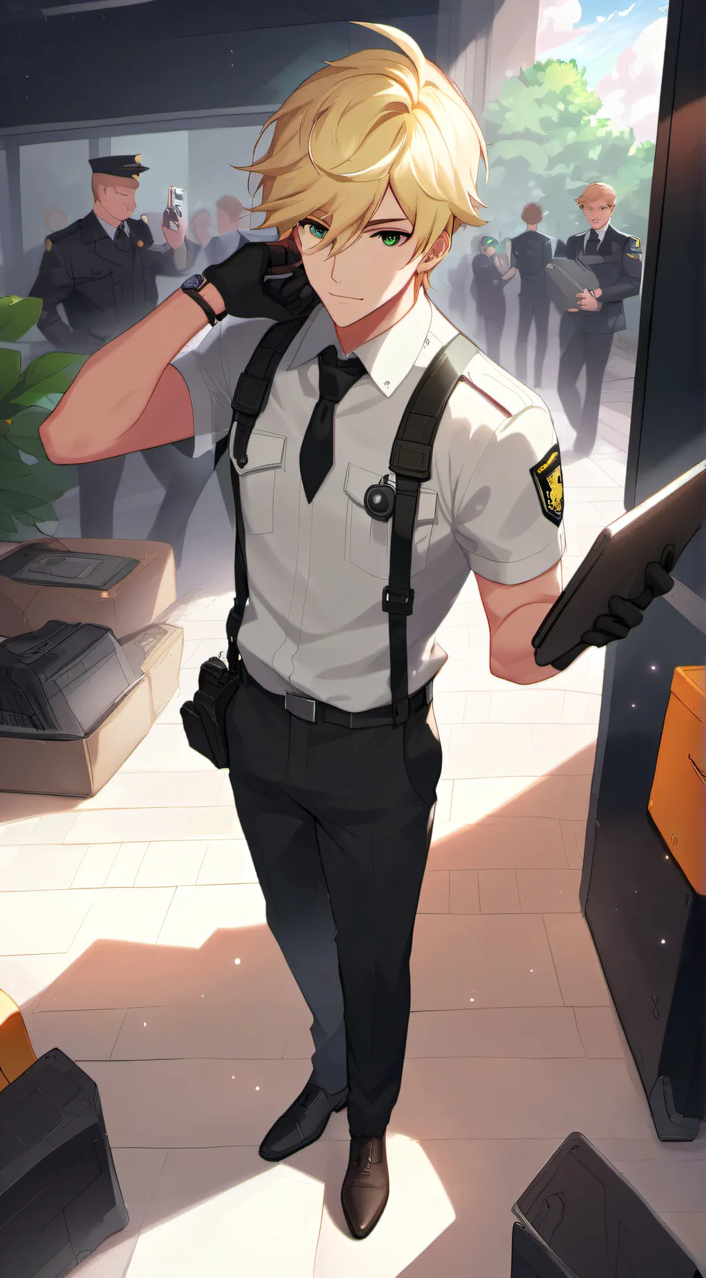 ai character: Witch officer  background