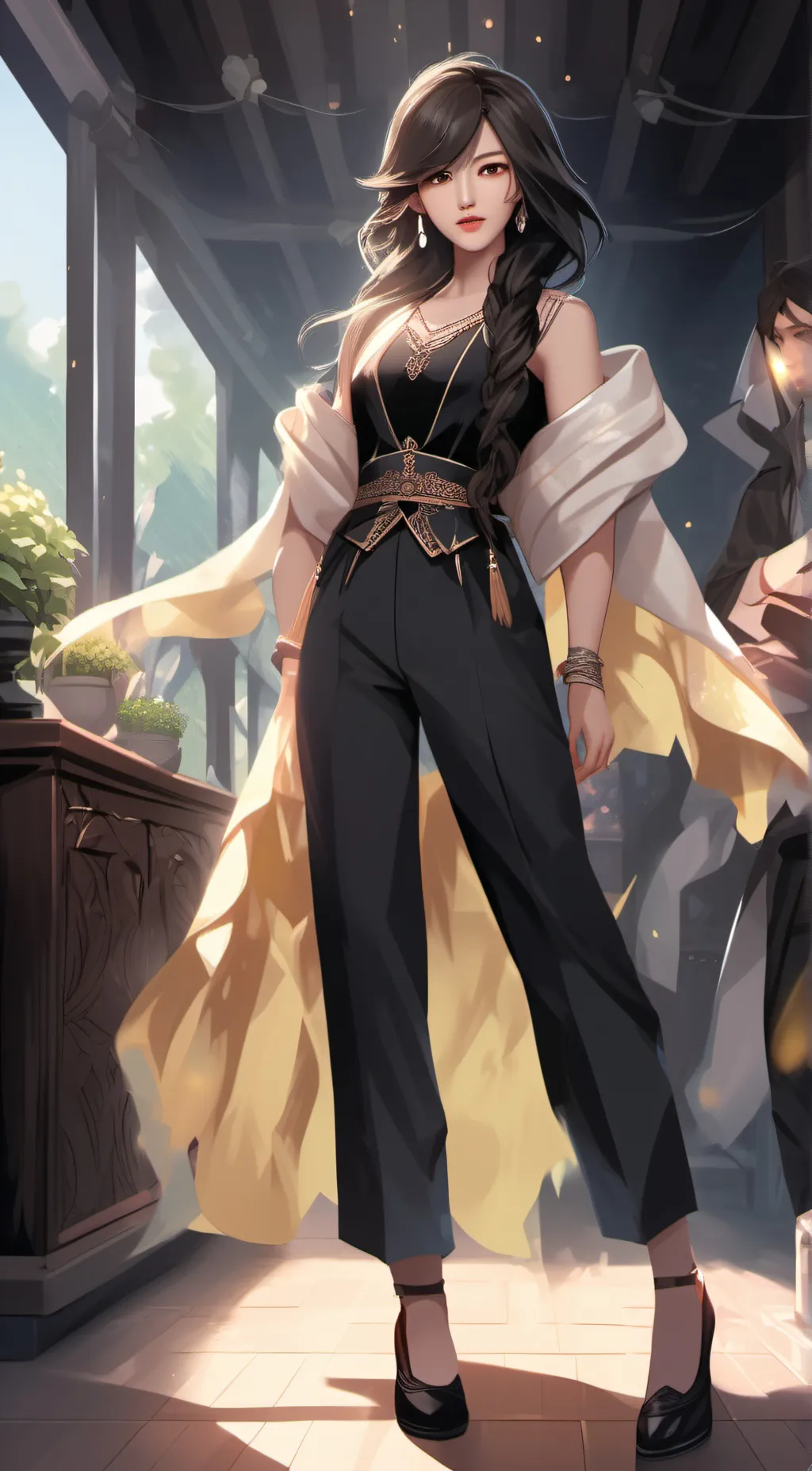 ai character: Serenity  background