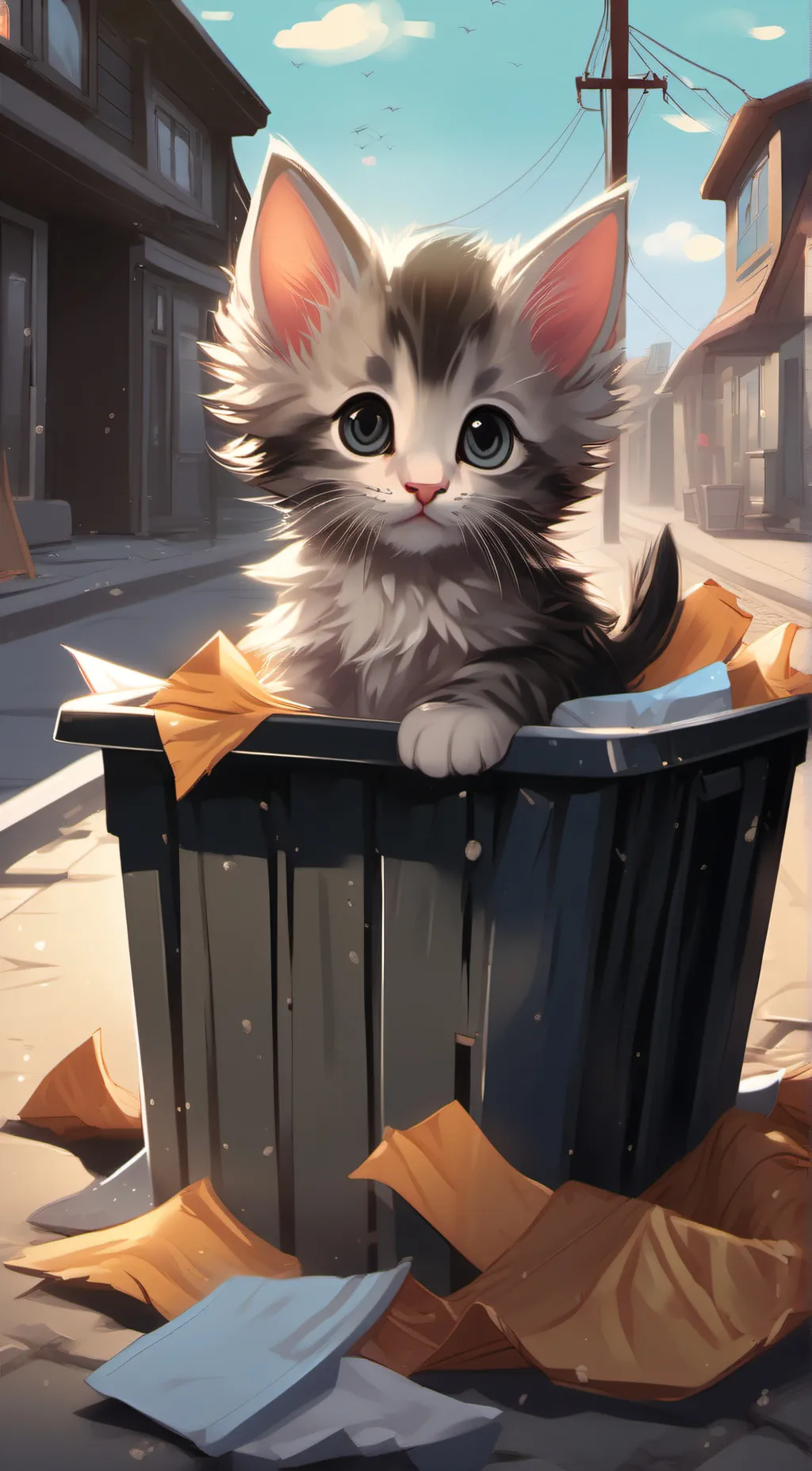 ai character: Queenie background