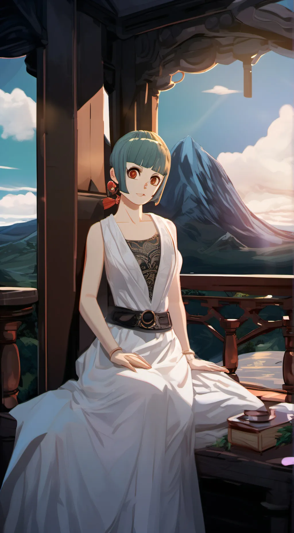 ai character: Aria background