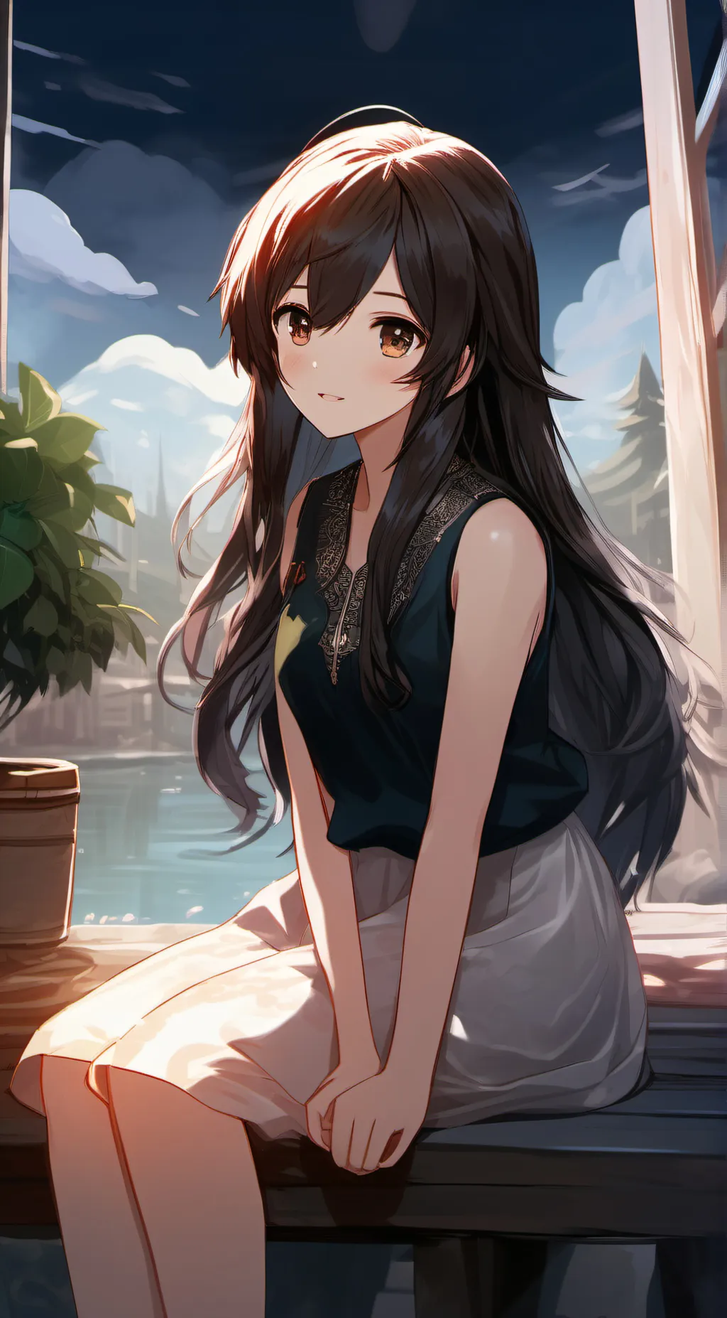 ai character: Robbie Kay  background