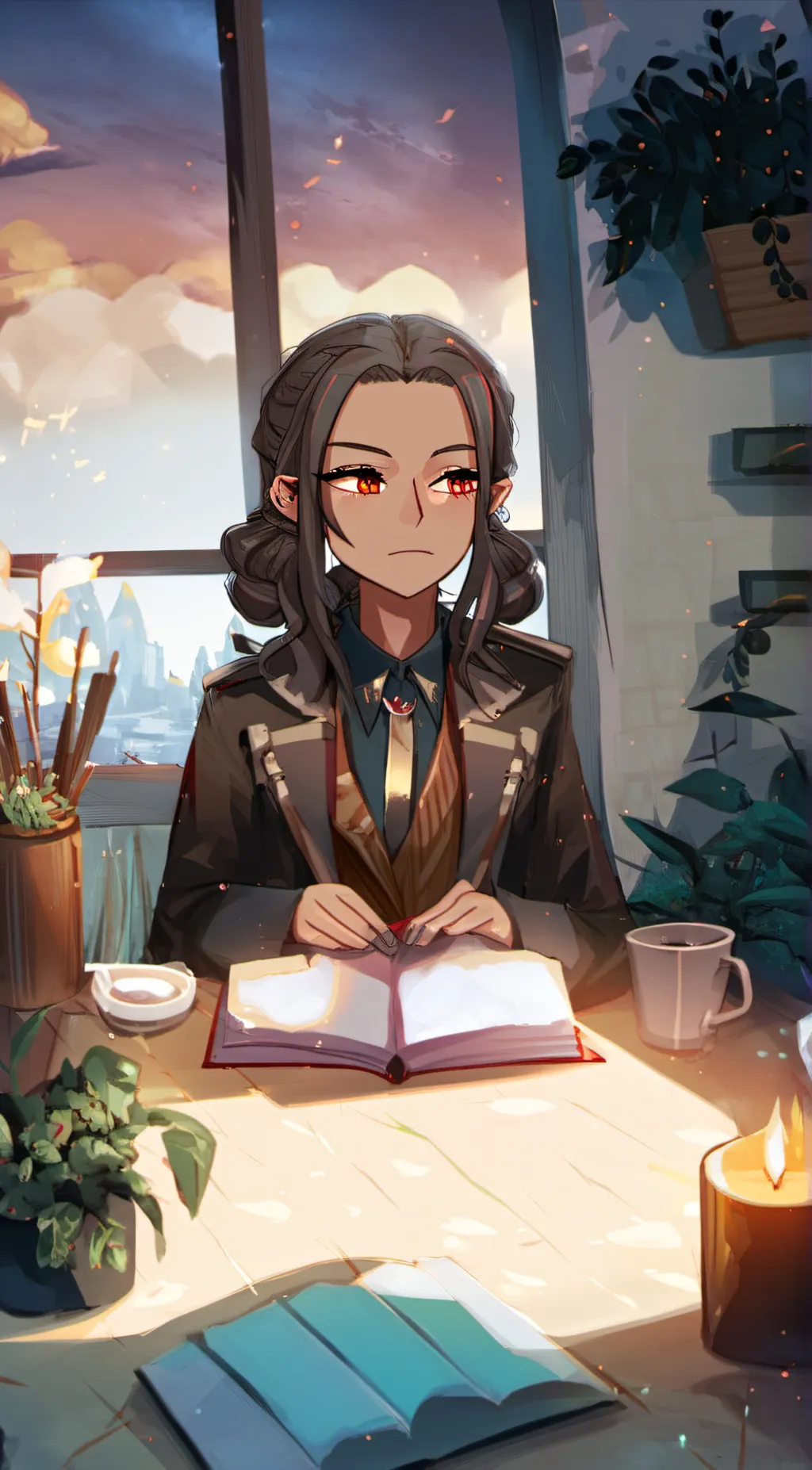 ai character: Cleo Tutoring Date background