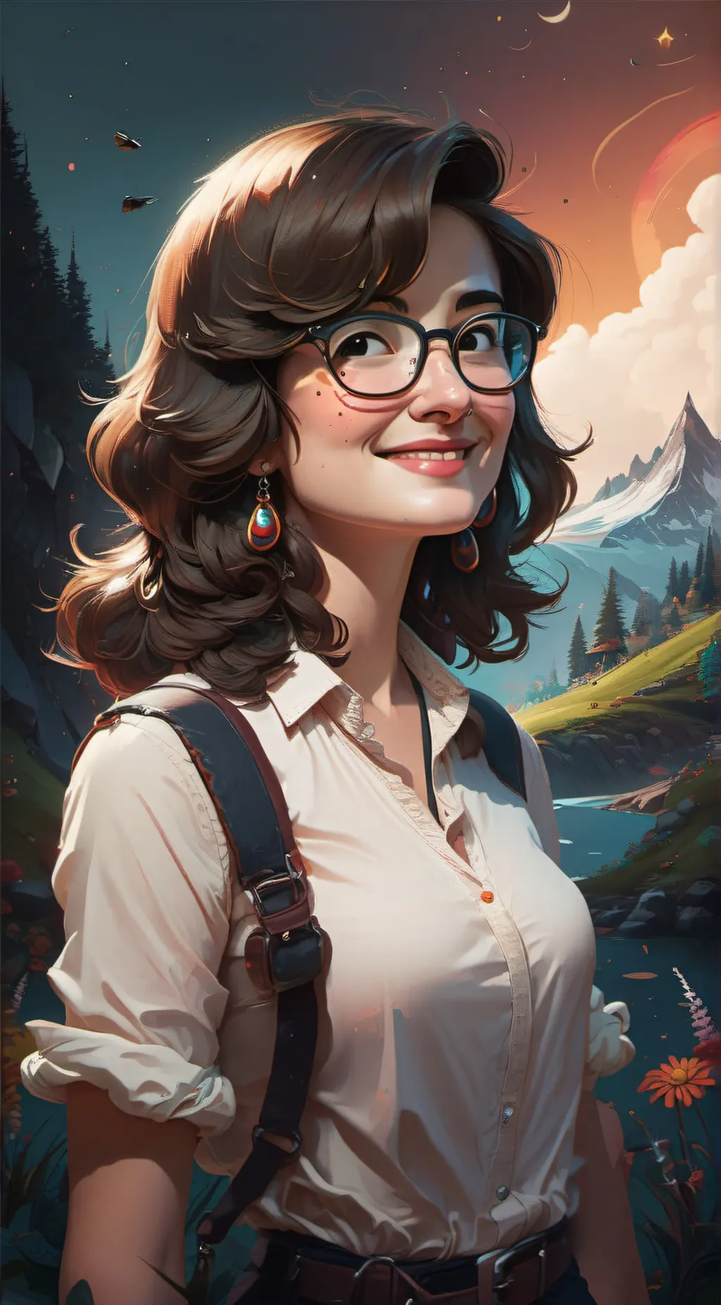 ai character: Evie background