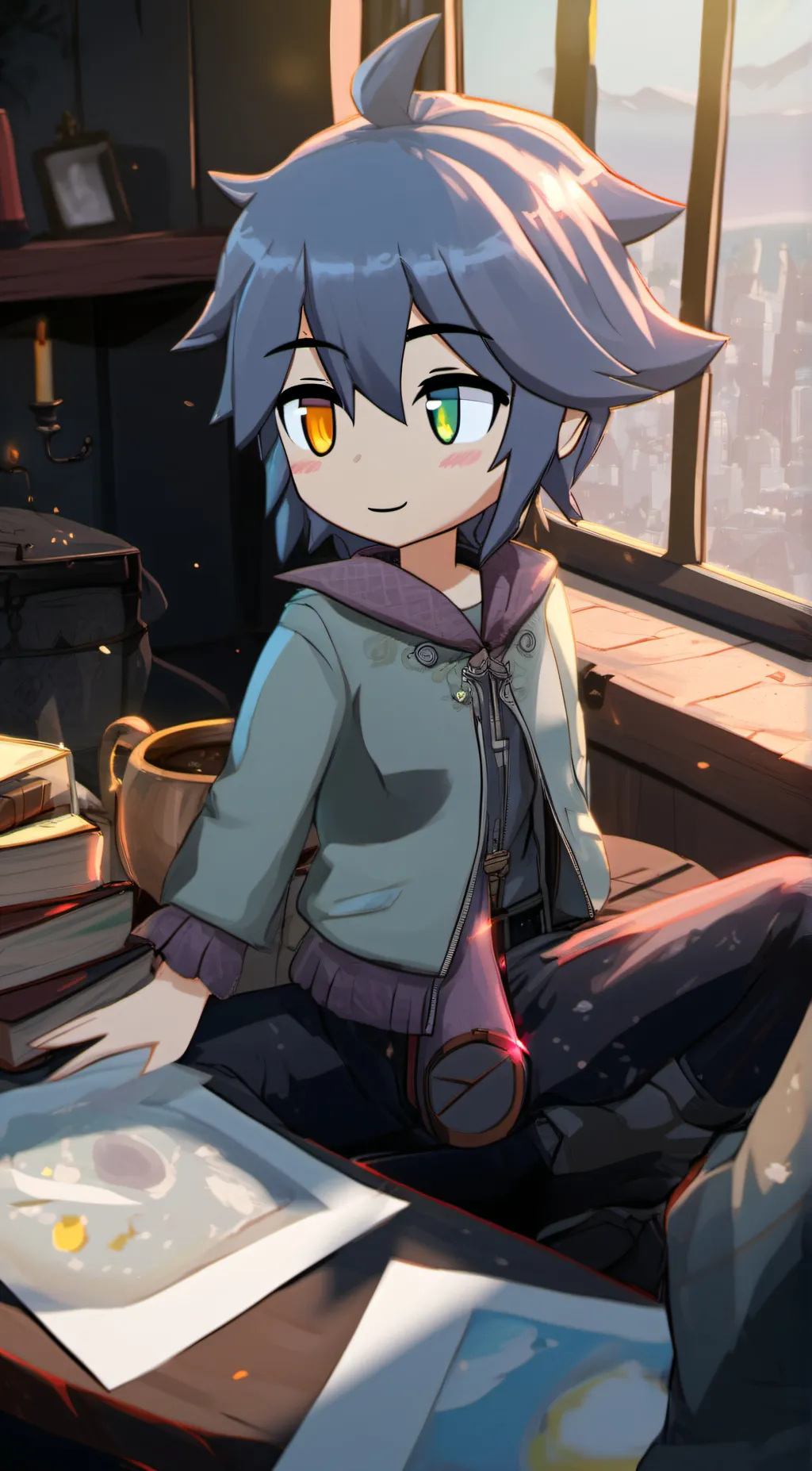 ai character: Ryder  background