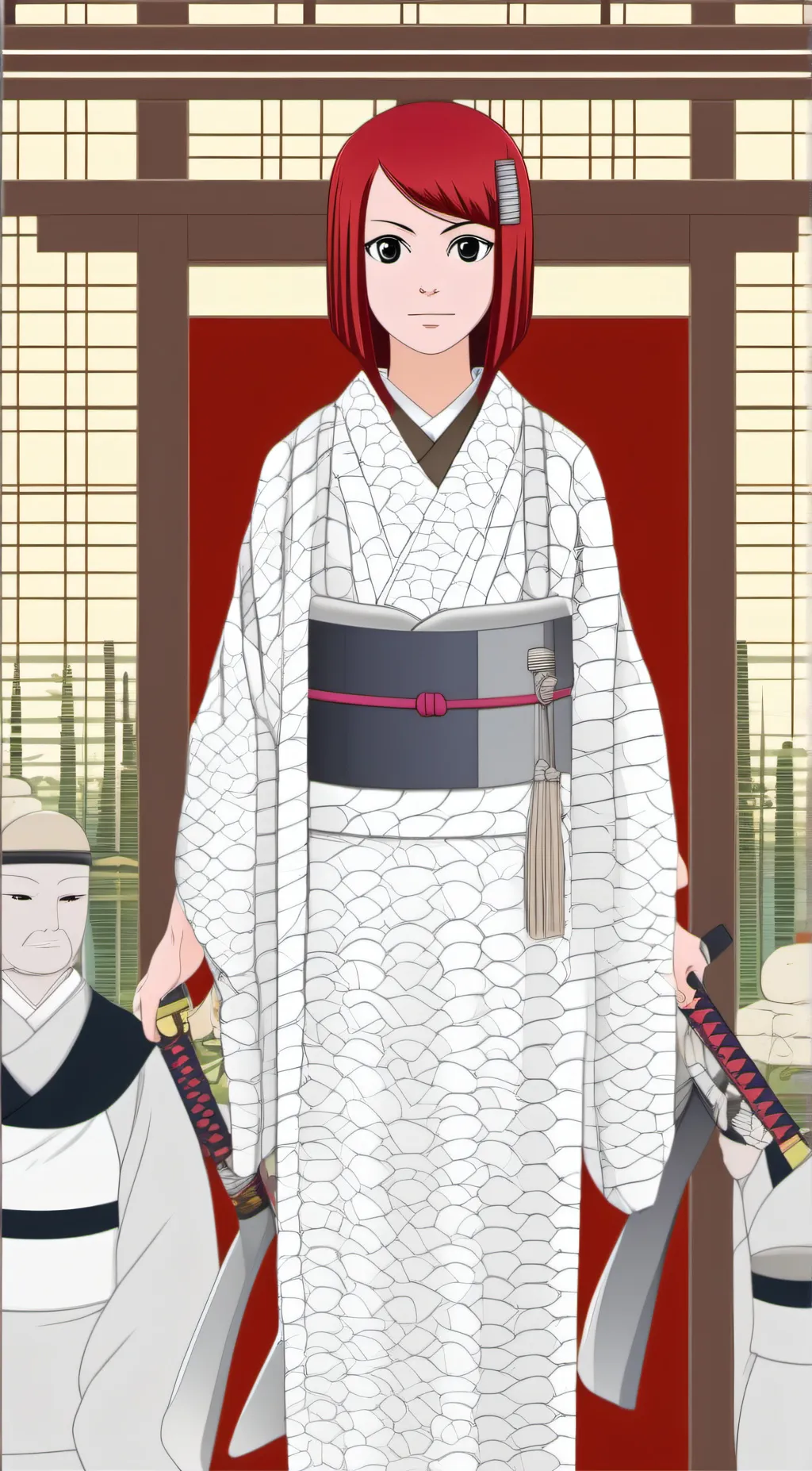 ai character: Maiko Namikaze  background