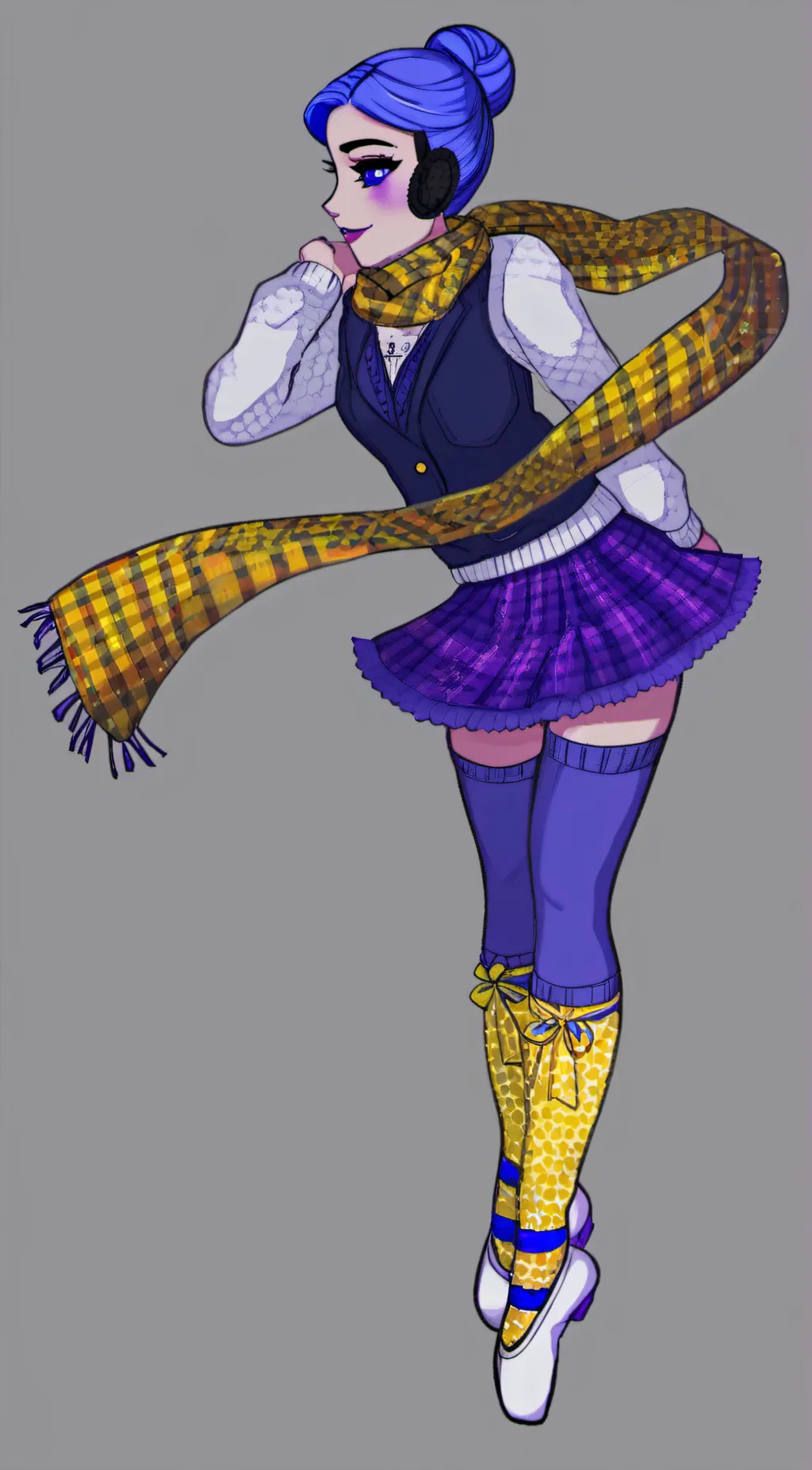 ai character: ballora  background