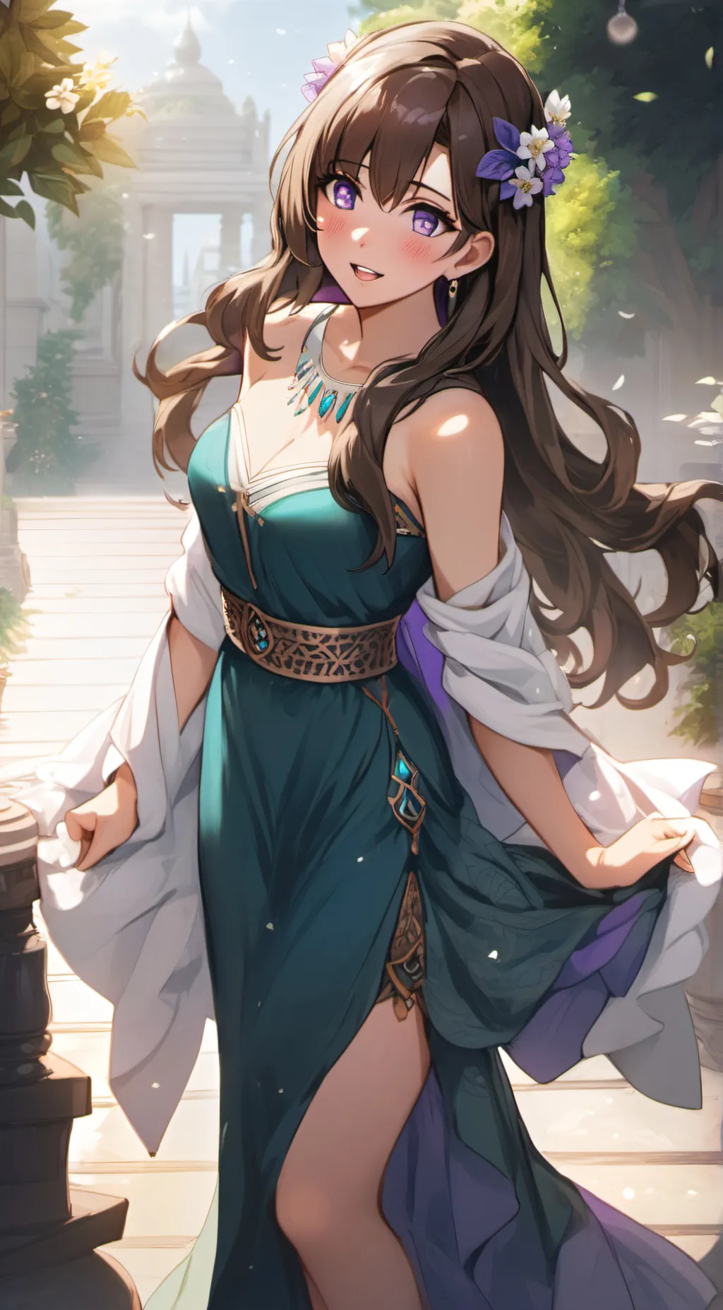 ai character: Victoria Ishubya  background