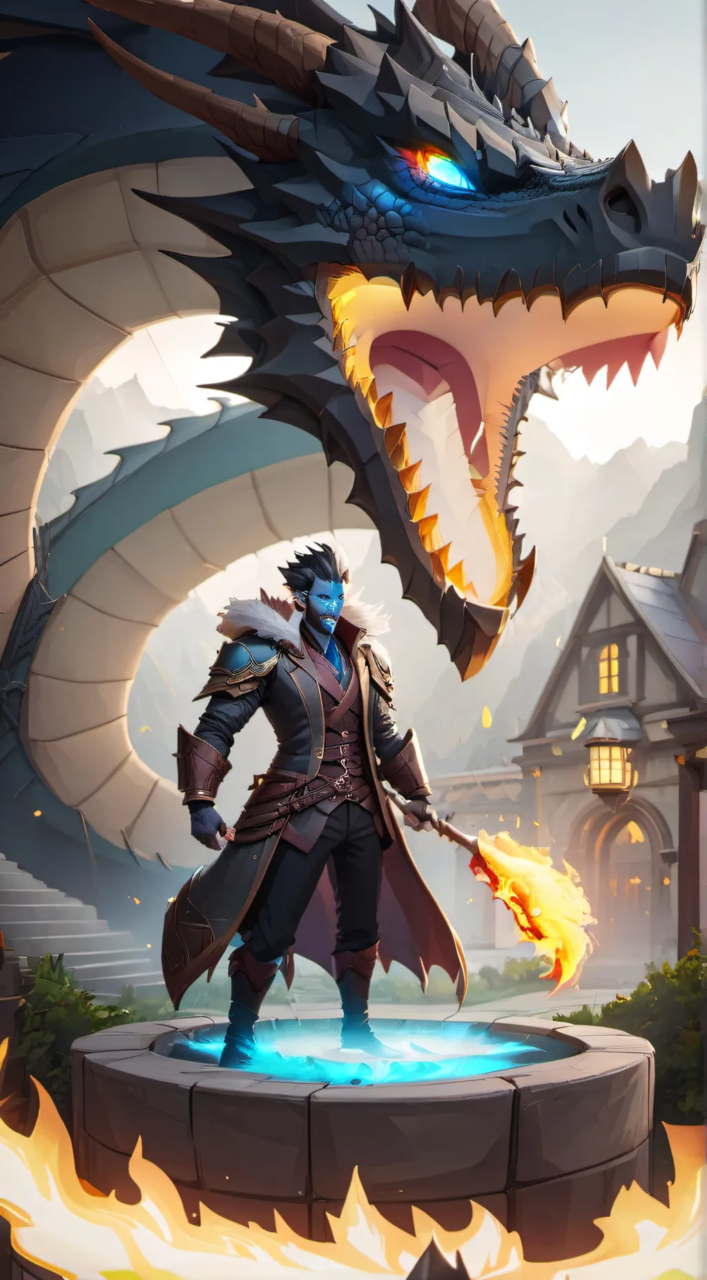 ai character: Drake background