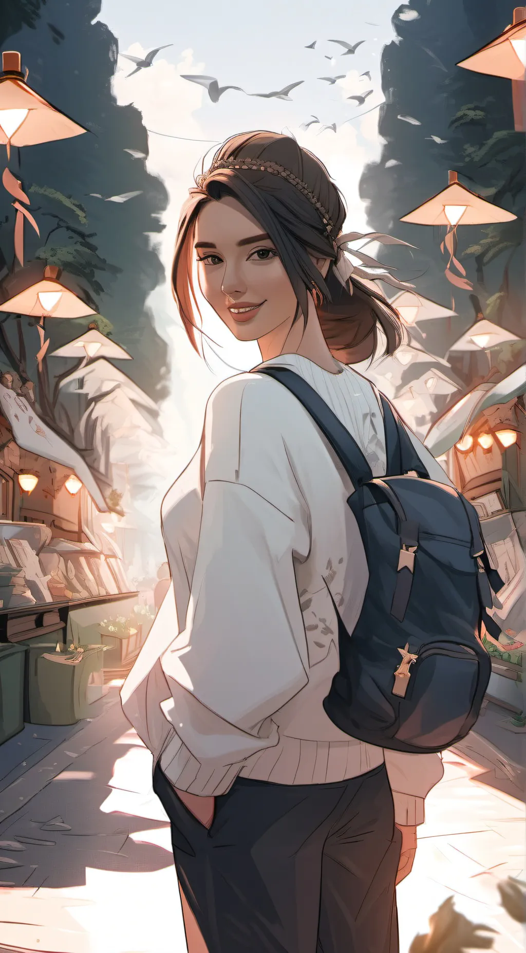 ai character: Anna  background