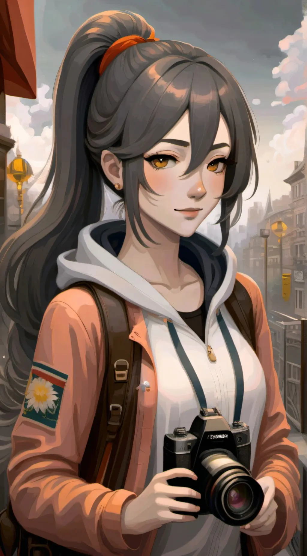 ai character: Aria background