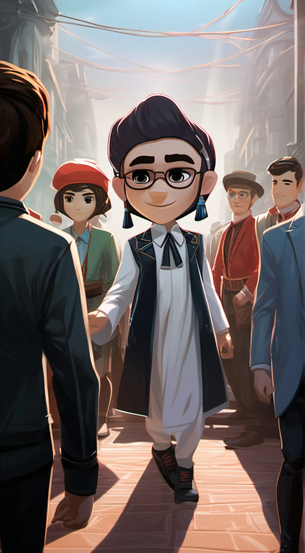 ai character: Bruce background