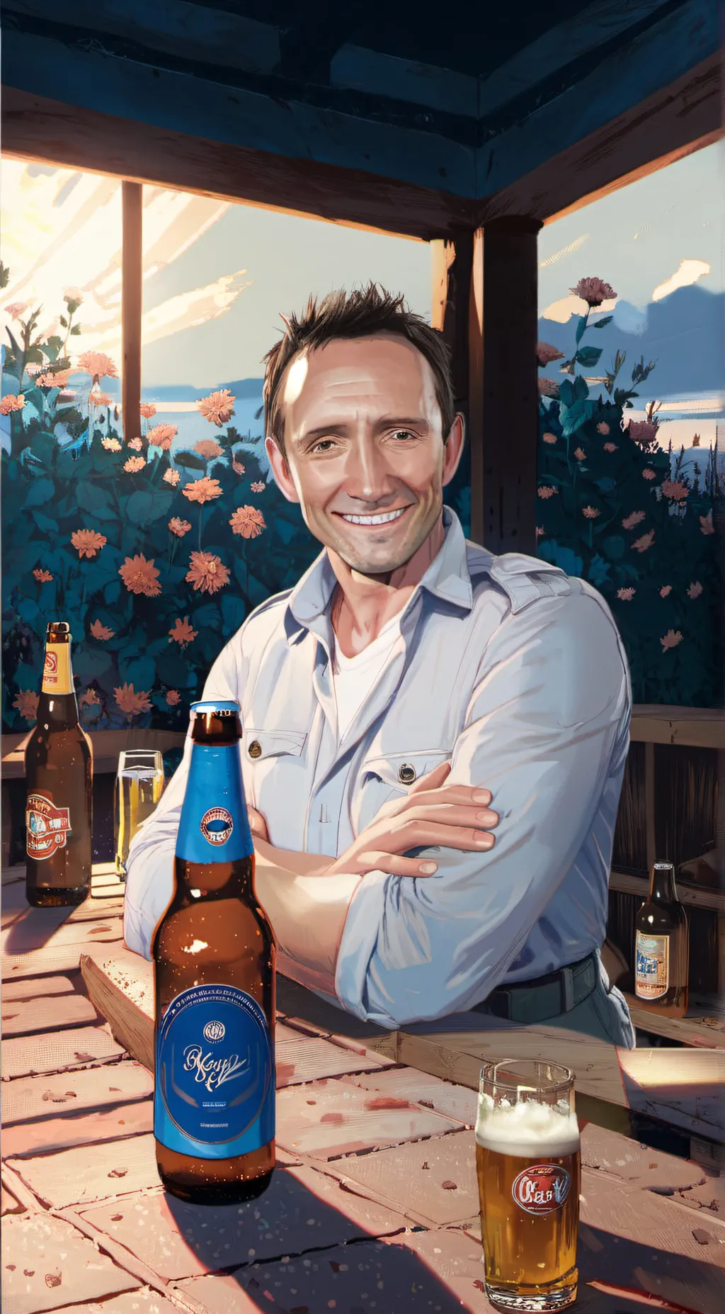 ai character: Chris background