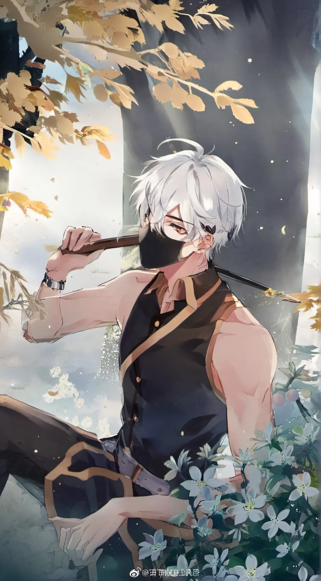 ai character: 枭 background