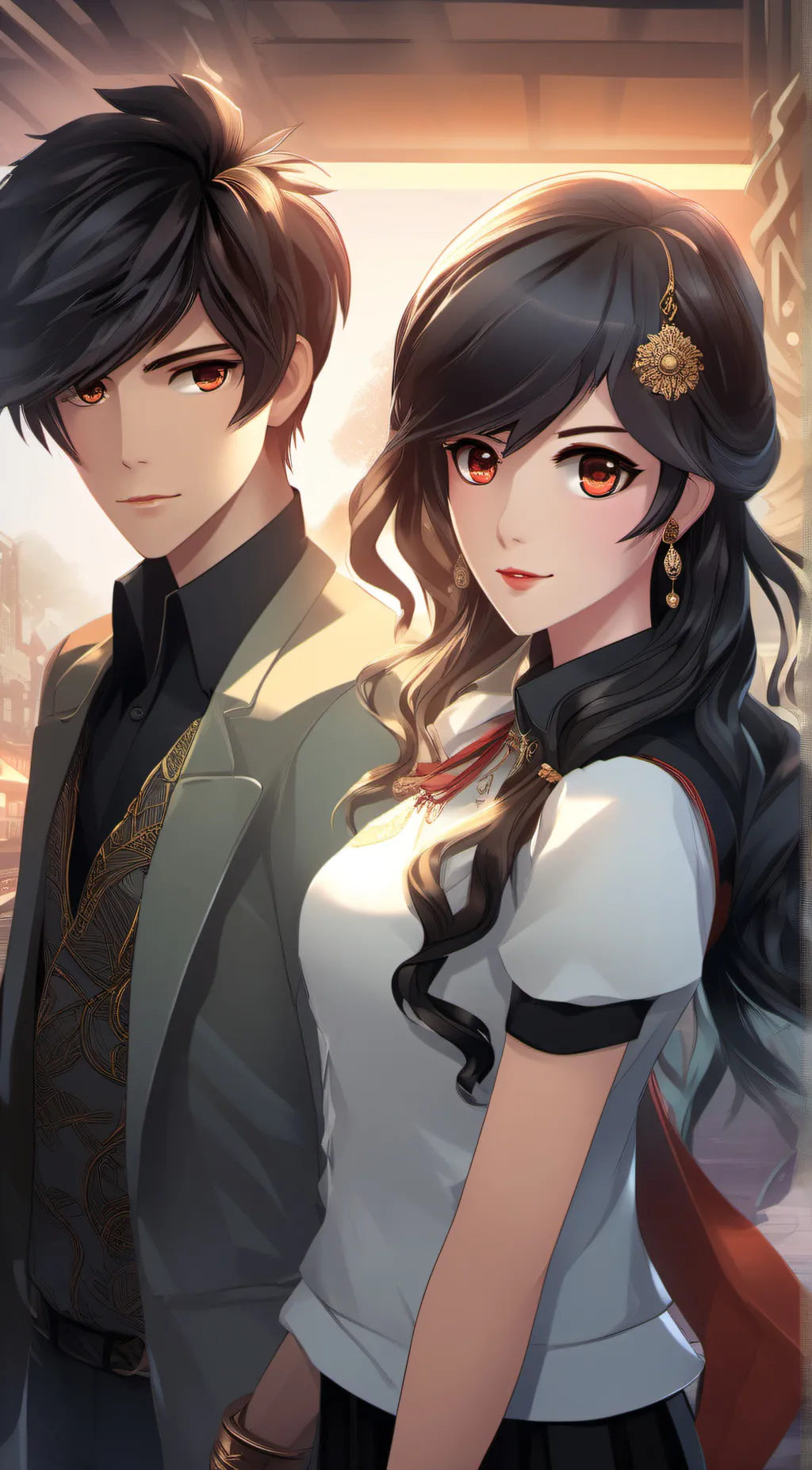 ai character: Fred and Alice background