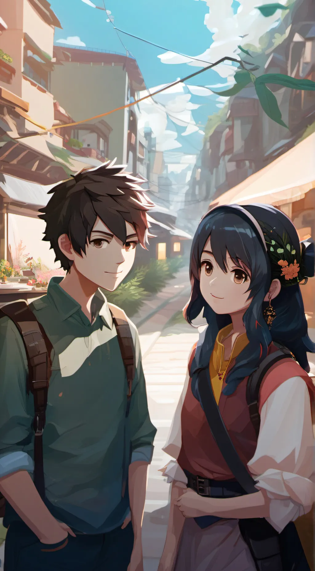 ai character: babe  background