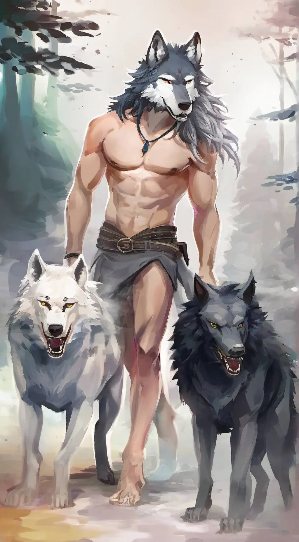 ai character: hi cutie  background