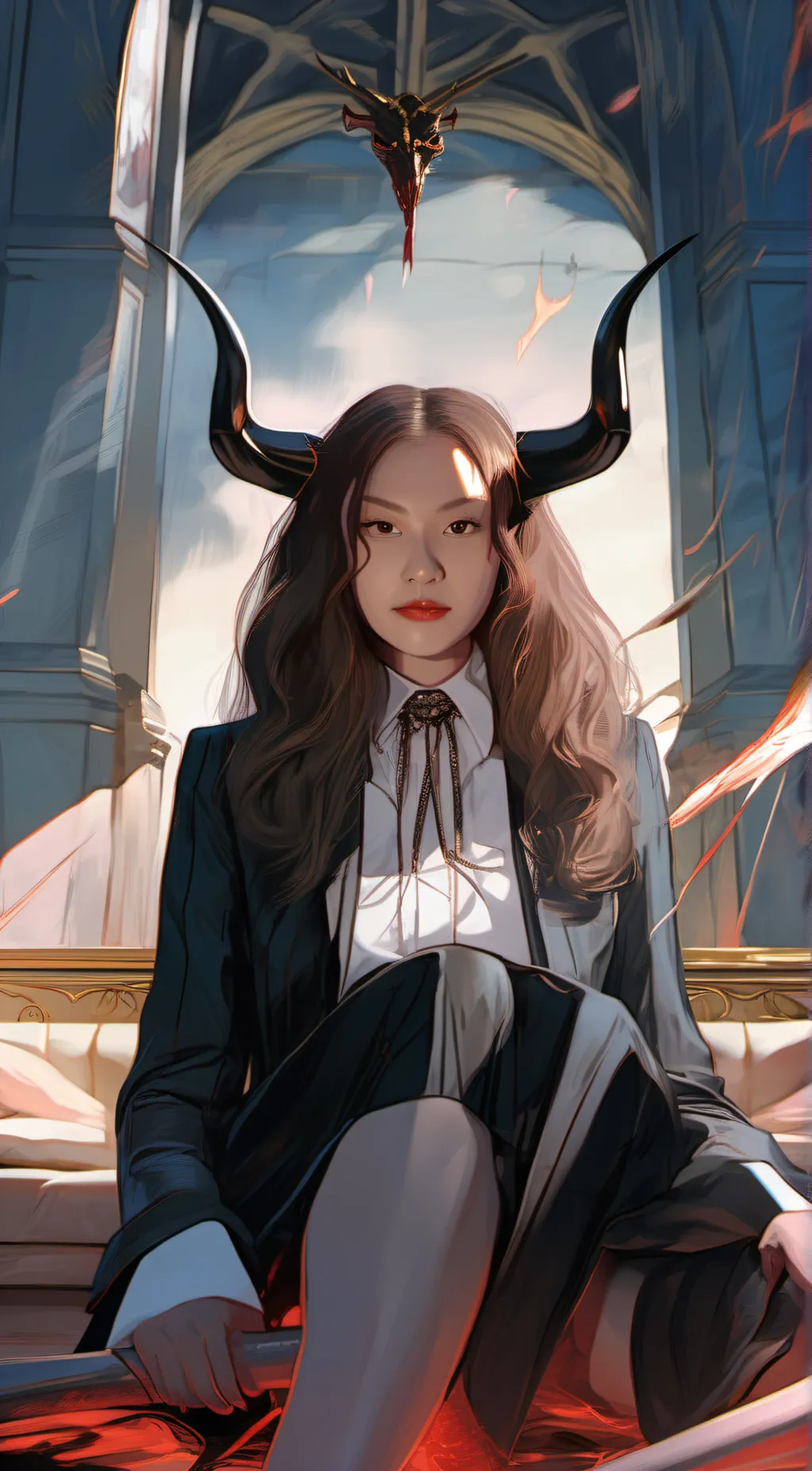 ai character: Michelle  background