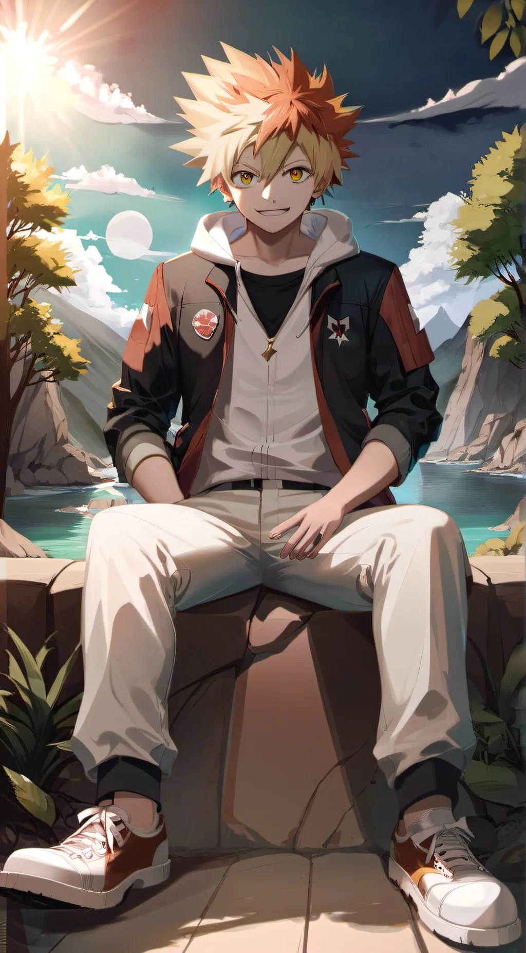 ai character: Bakugo background